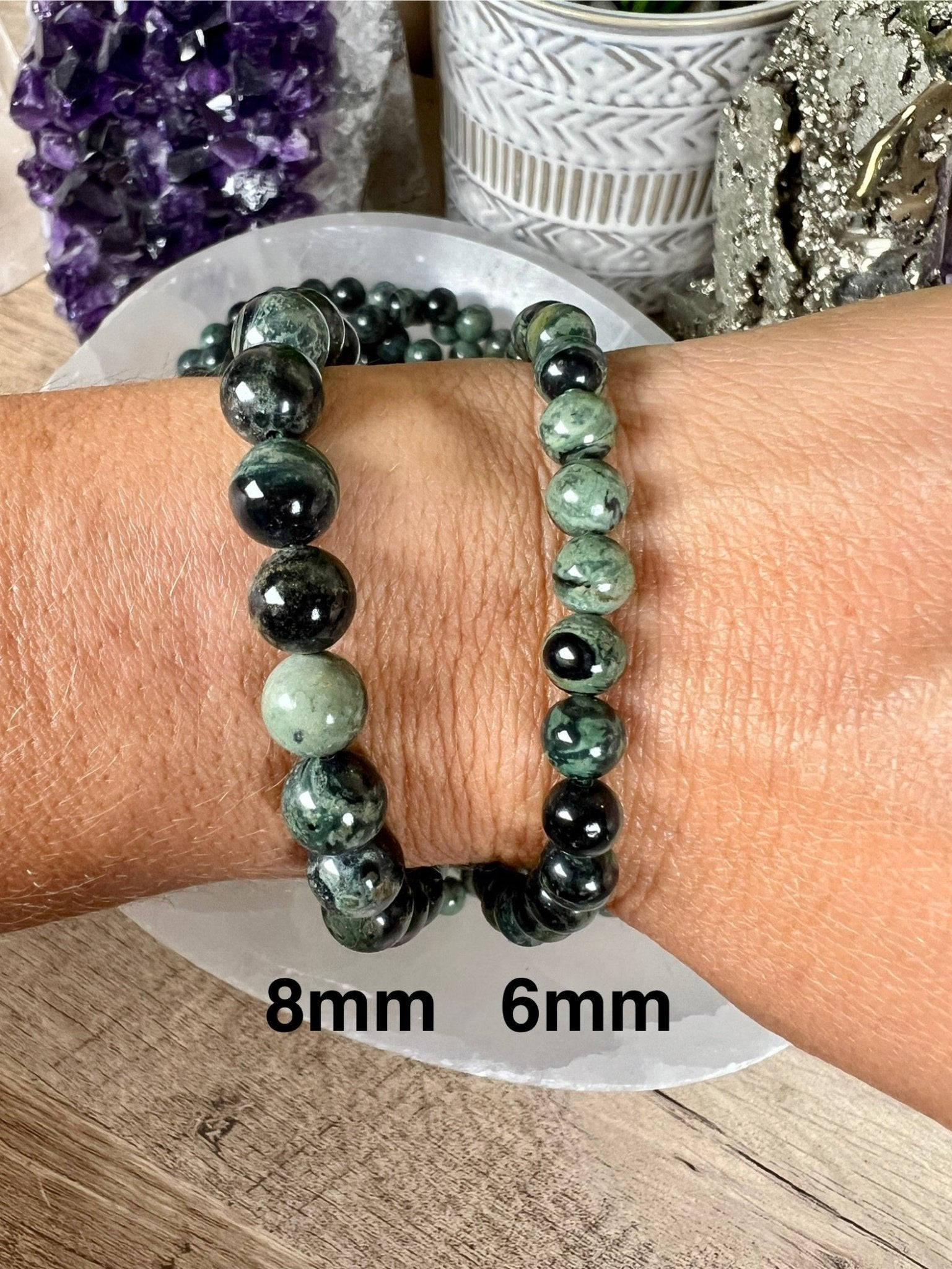 Kambaba Jasper Bracelet - Purple Door Alchemy