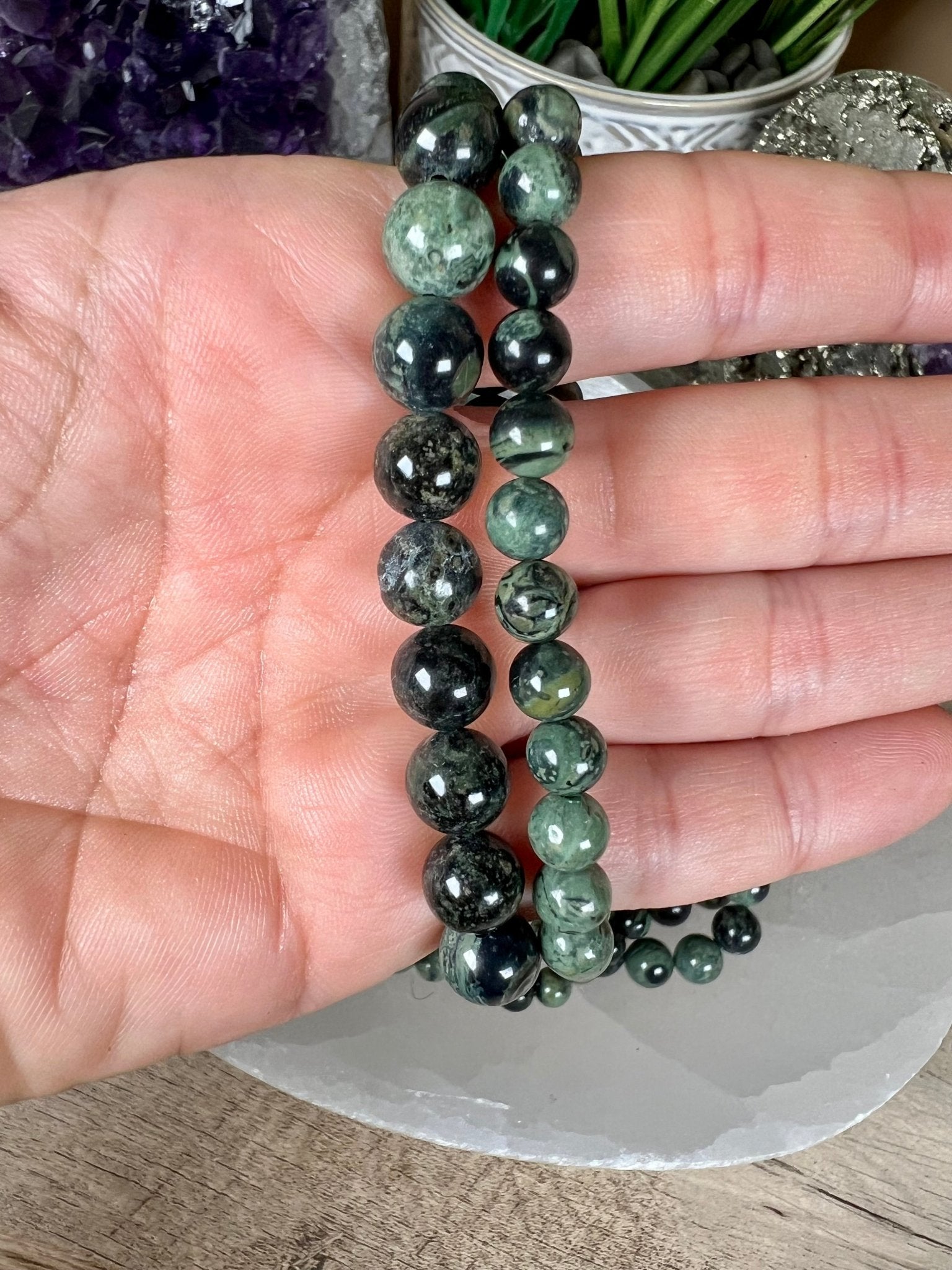 Kambaba Jasper Bracelet - Purple Door Alchemy