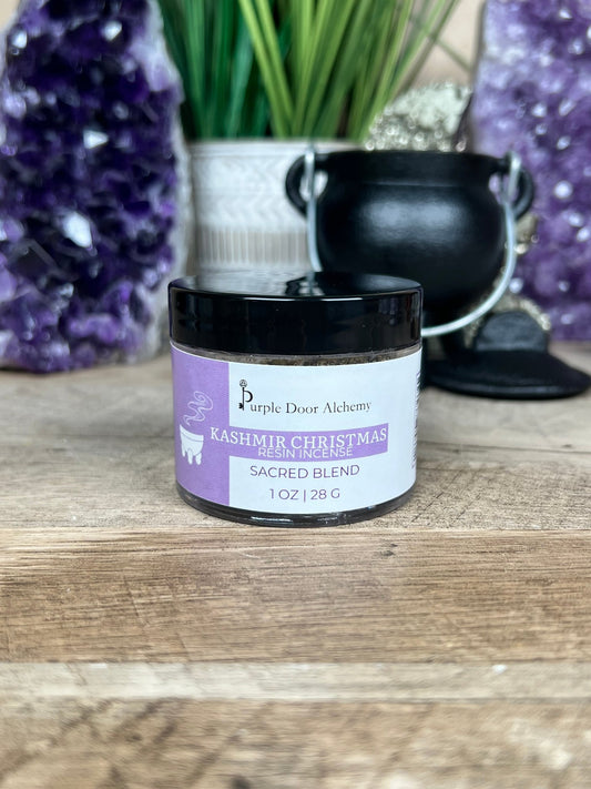 Kashmir Christmas Resin Incense - Purple Door Alchemy