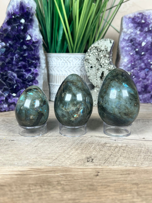 Labradorite Eggs - Purple Door Alchemy