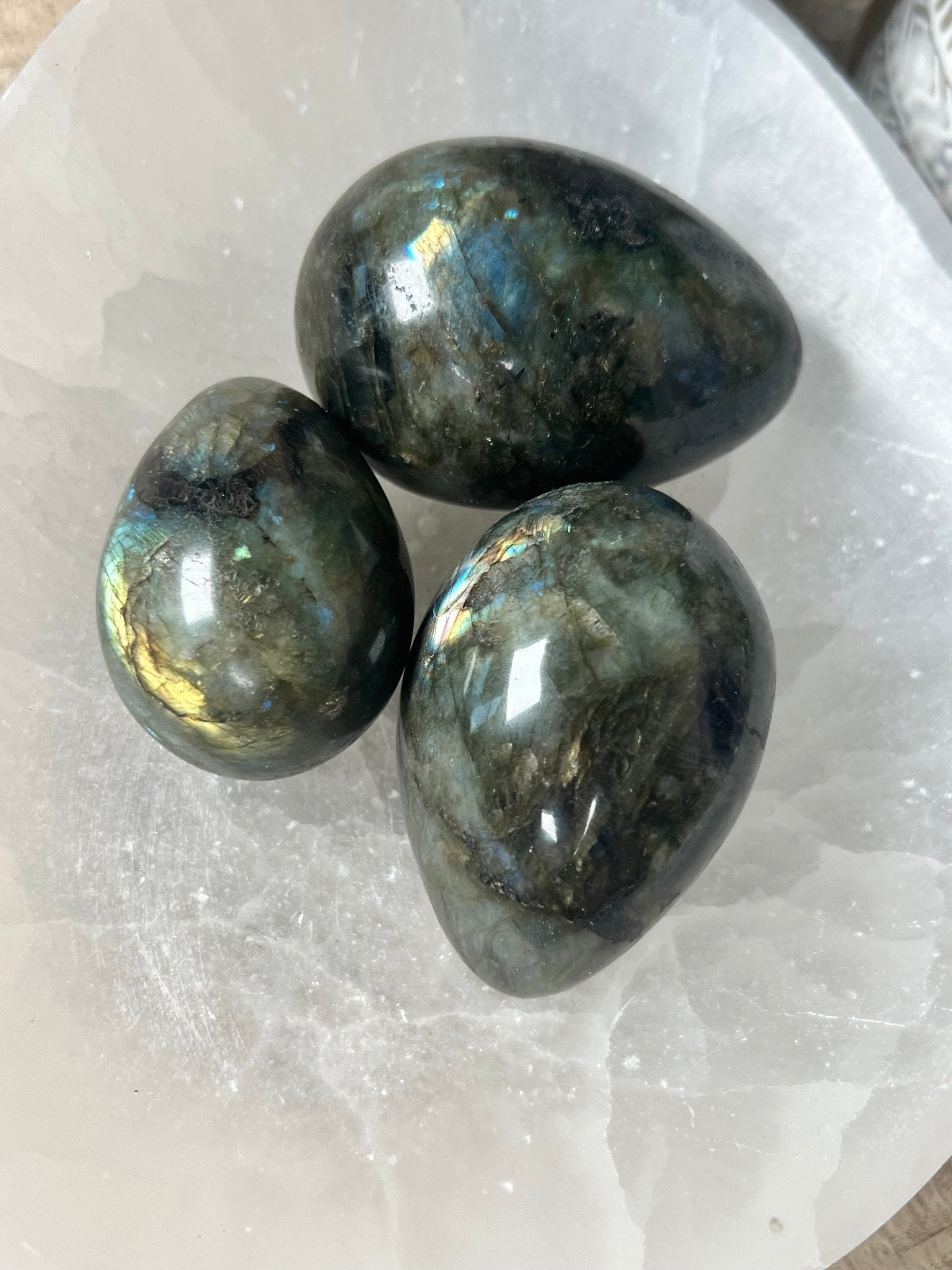 Labradorite Eggs - Purple Door Alchemy