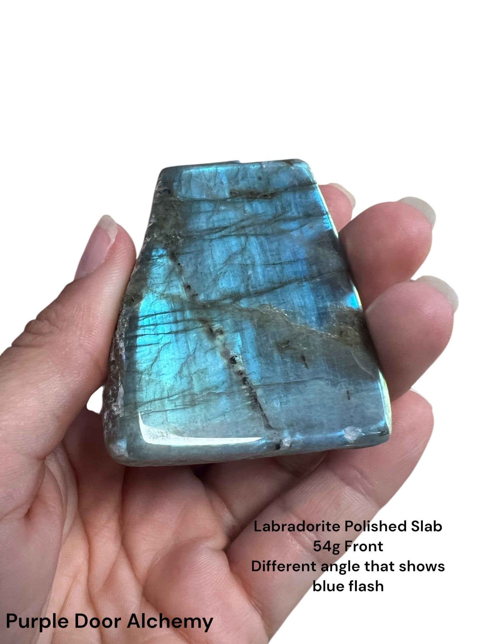 Labradorite Polished Slab 54g - Purple Door Alchemy