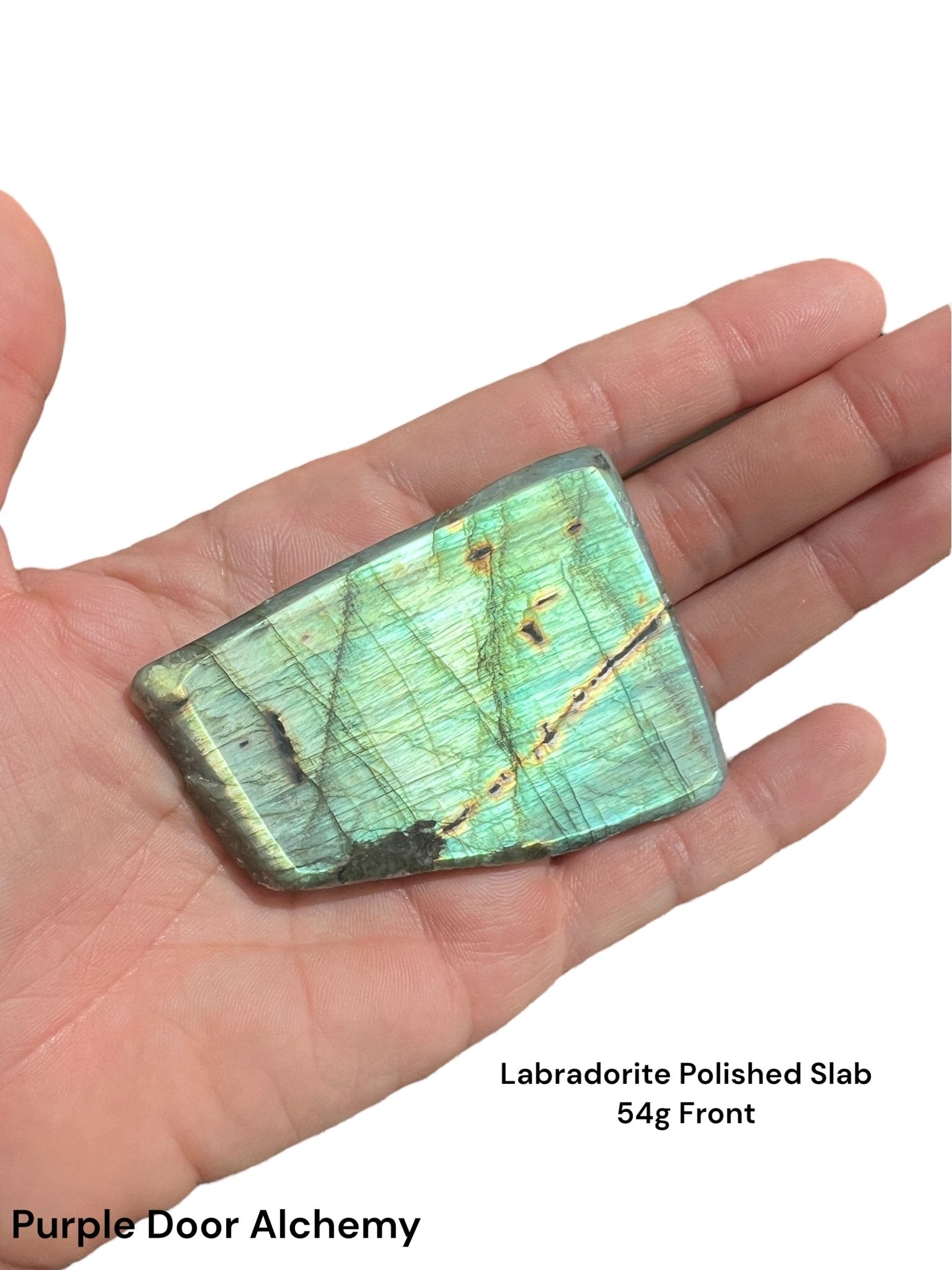 Labradorite Polished Slab 54g - Purple Door Alchemy