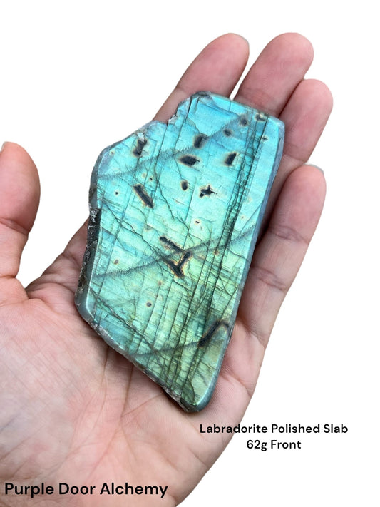 Labradorite Polished Slab 62g - Purple Door Alchemy