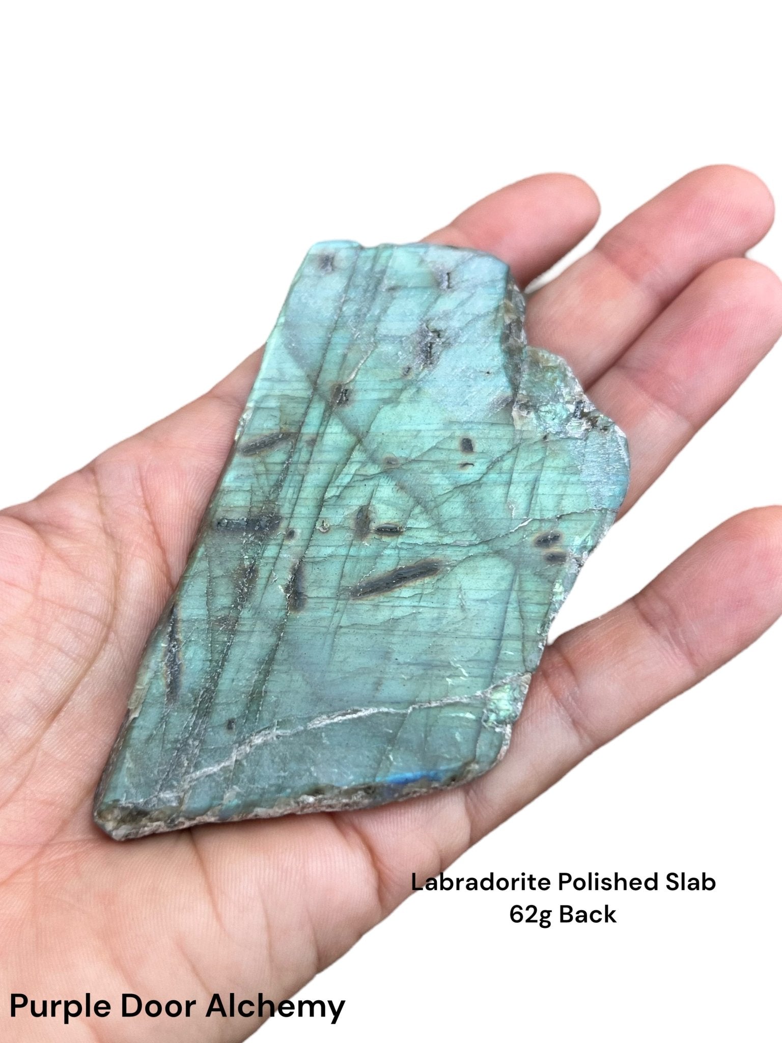 Labradorite Polished Slab 62g - Purple Door Alchemy