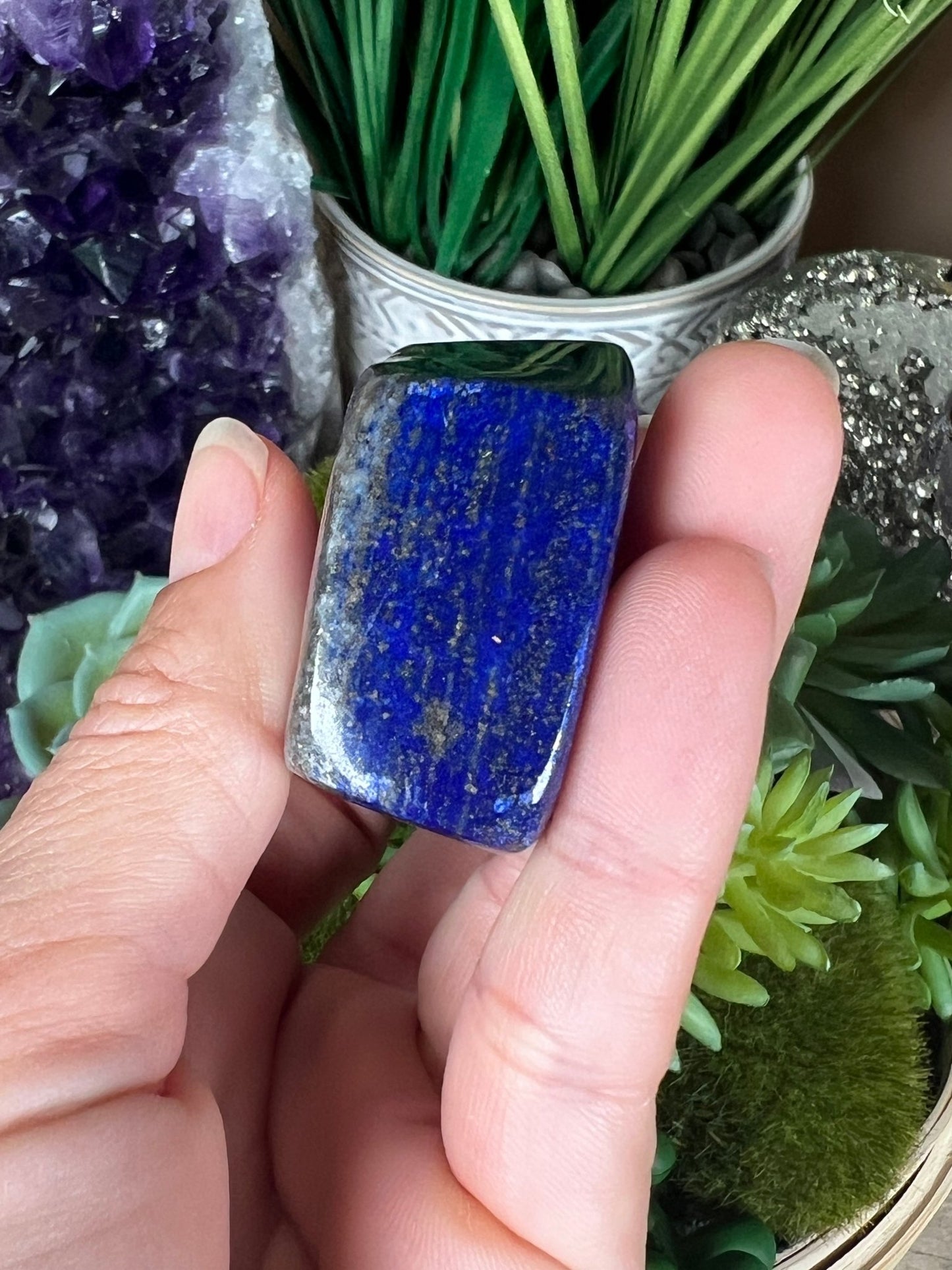 Lapis Lazuli Freeform 60mm - Purple Door Alchemy