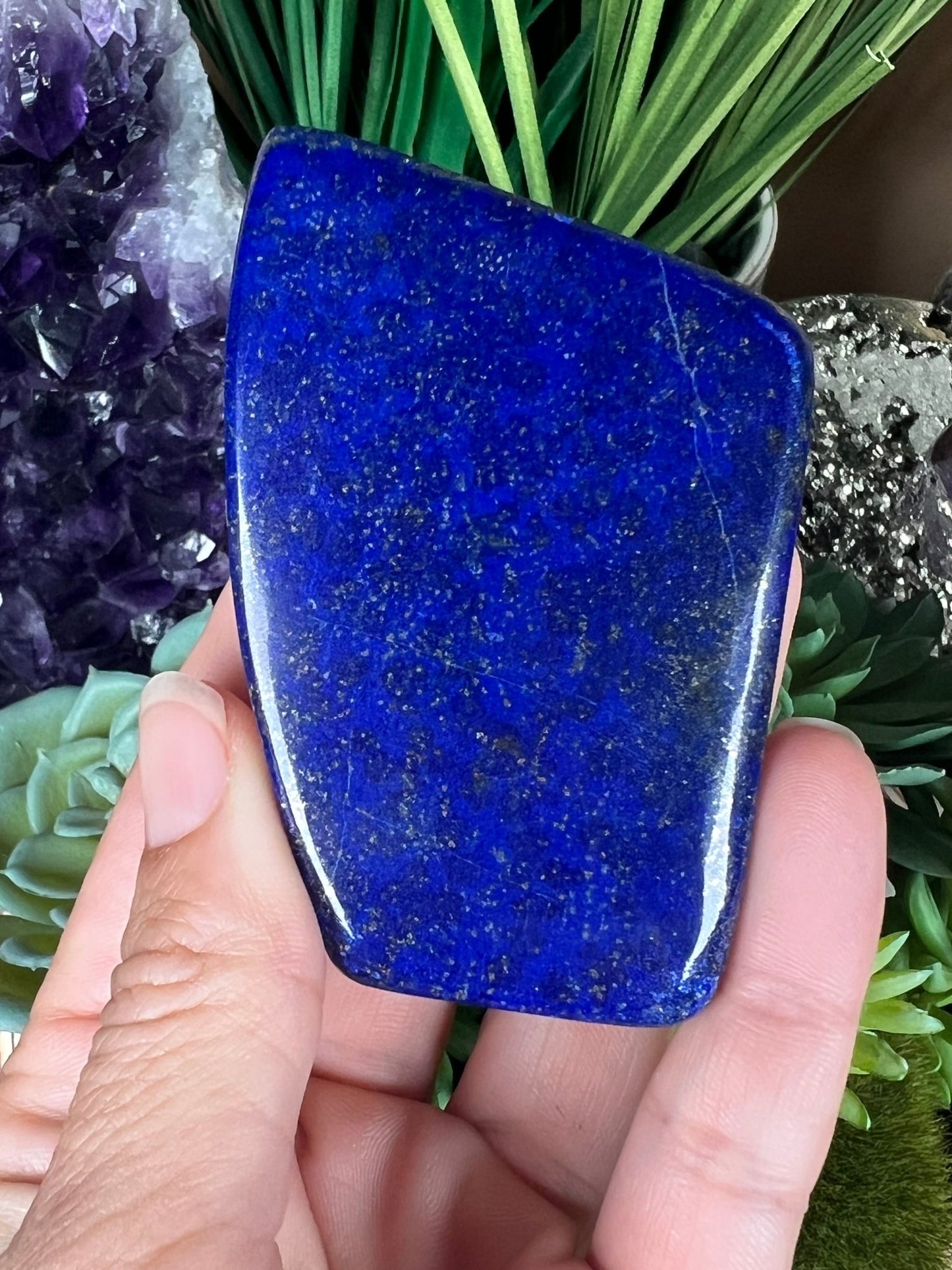 Lapis Lazuli Freeform 60mm - Purple Door Alchemy