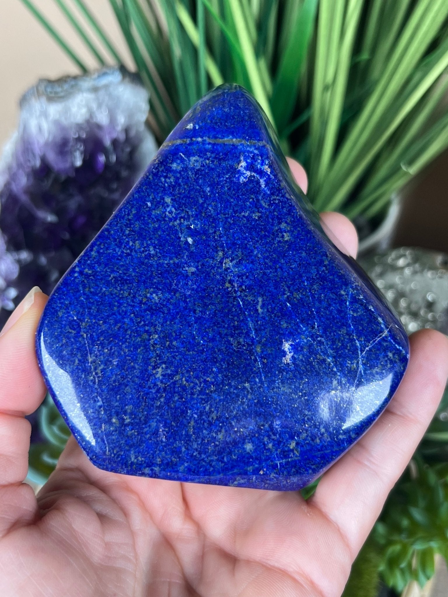 Lapis Lazuli Freeform 93mm - Purple Door Alchemy