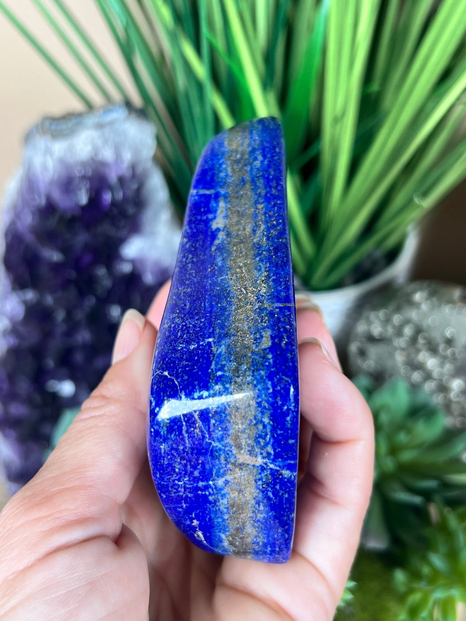 Lapis Lazuli Freeform 93mm - Purple Door Alchemy