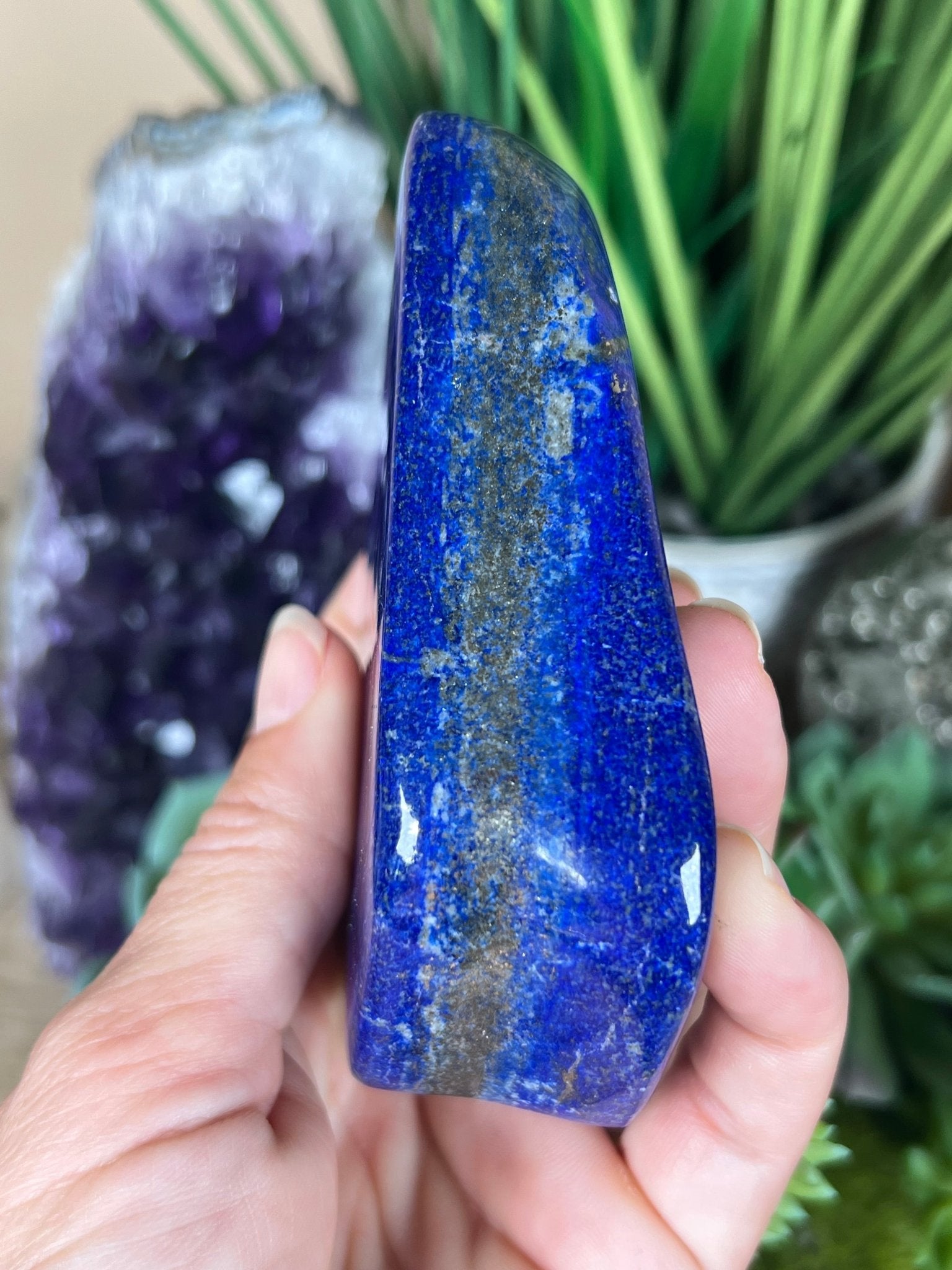 Lapis Lazuli Freeform 93mm - Purple Door Alchemy