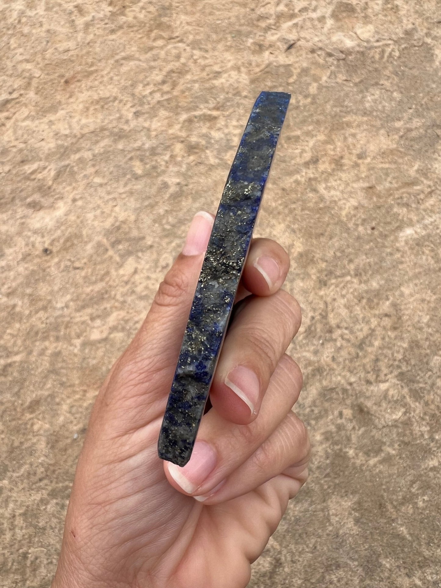 Lapis Lazuli Slab 117g - Purple Door Alchemy