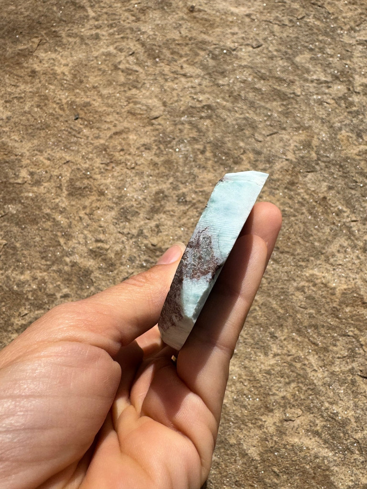 Larimar Slab 132g - Purple Door Alchemy