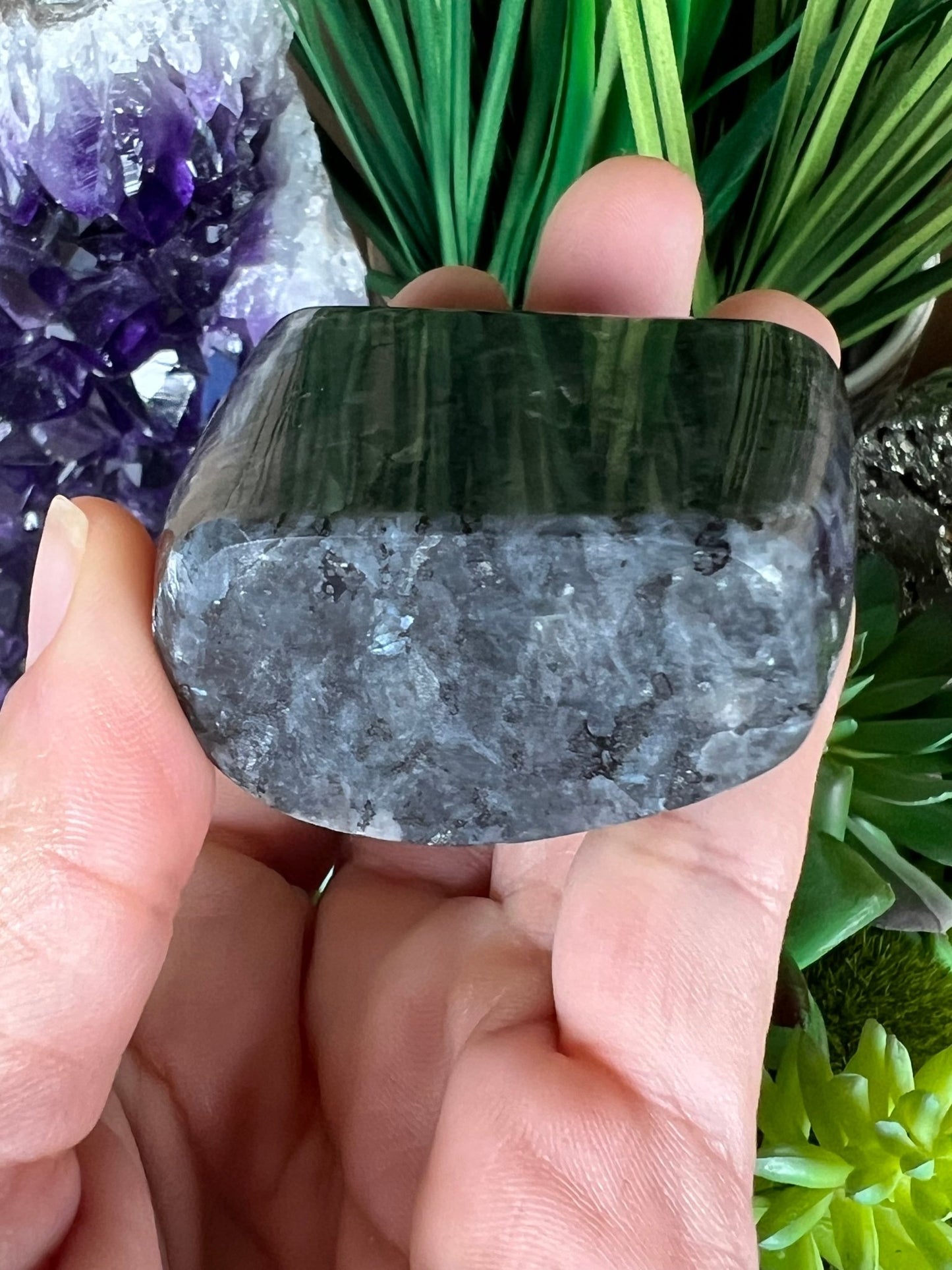 Larvikite Freeform 55mm/2.17in - Purple Door Alchemy