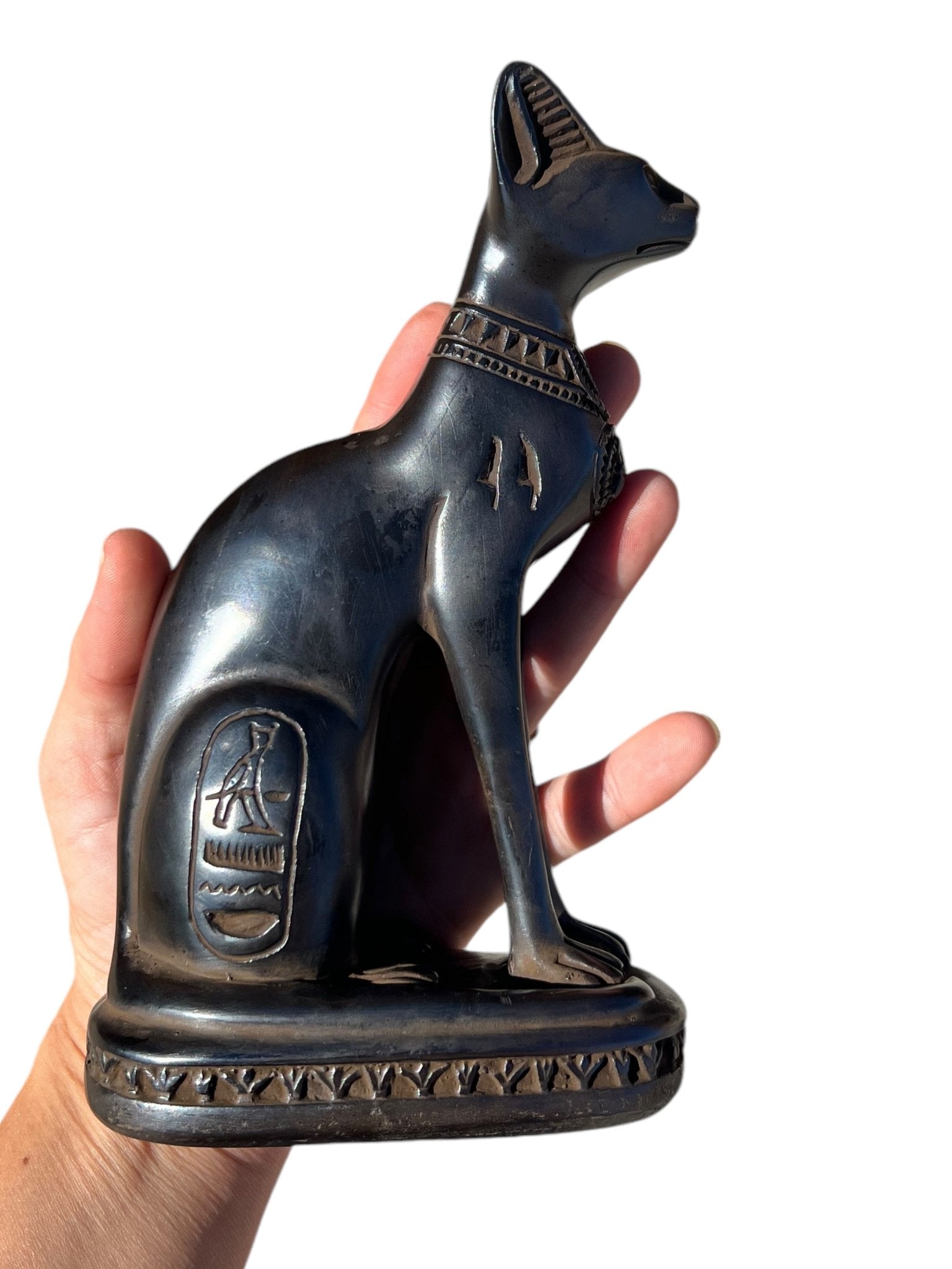 Medium Bastet Cat Statue - Purple Door Alchemy