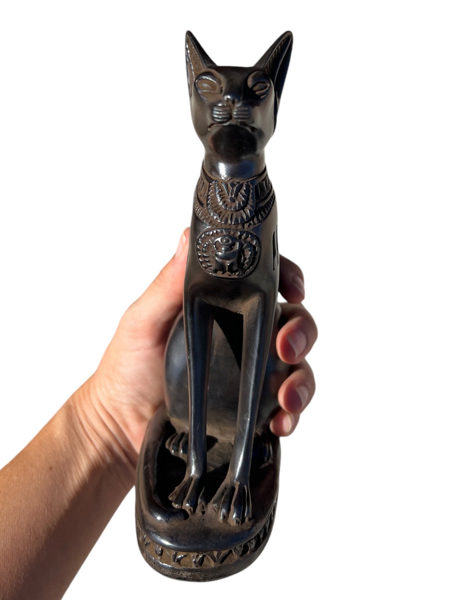 Medium Bastet Cat Statue - Purple Door Alchemy