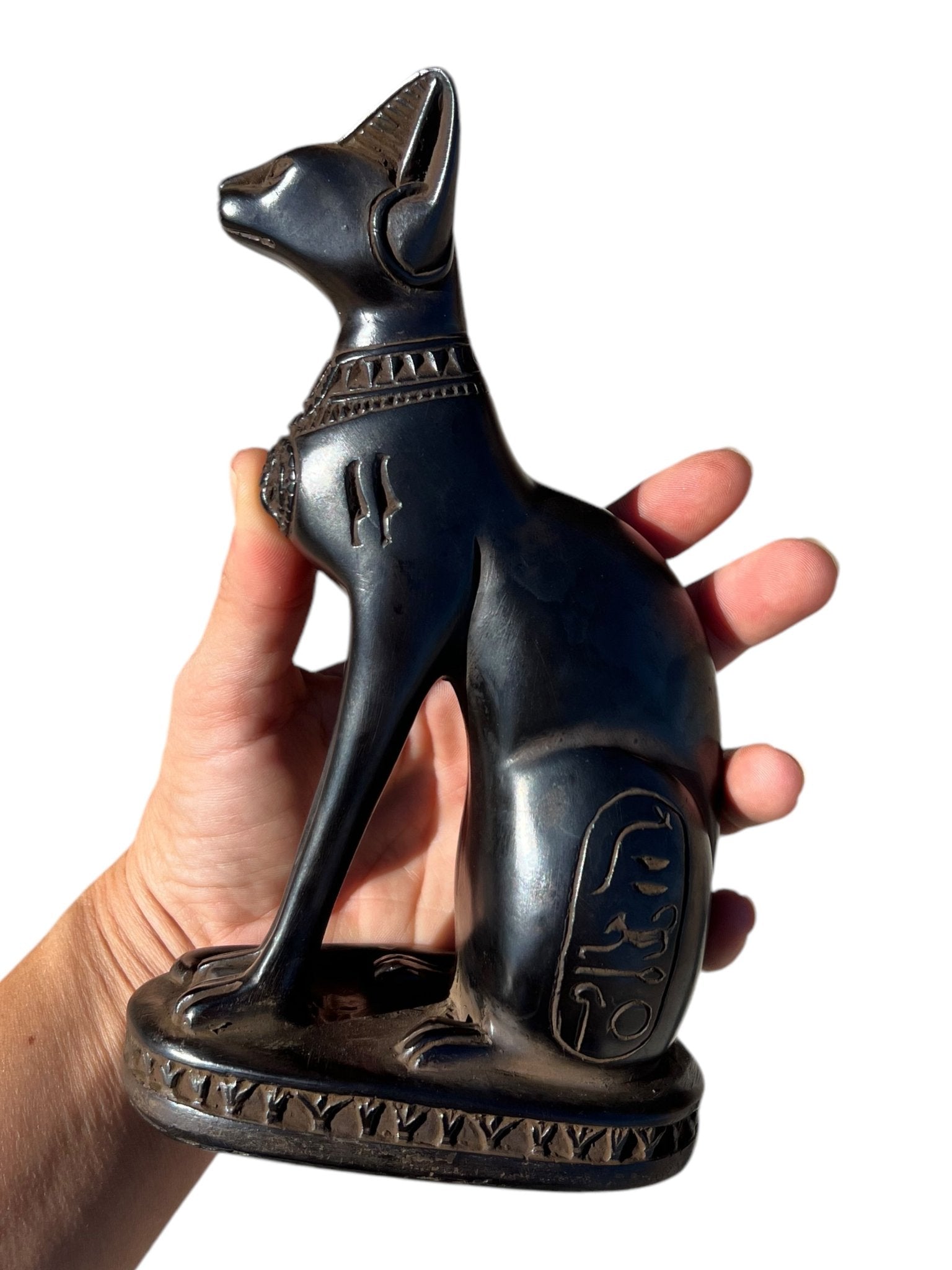 Medium Bastet Cat Statue - Purple Door Alchemy