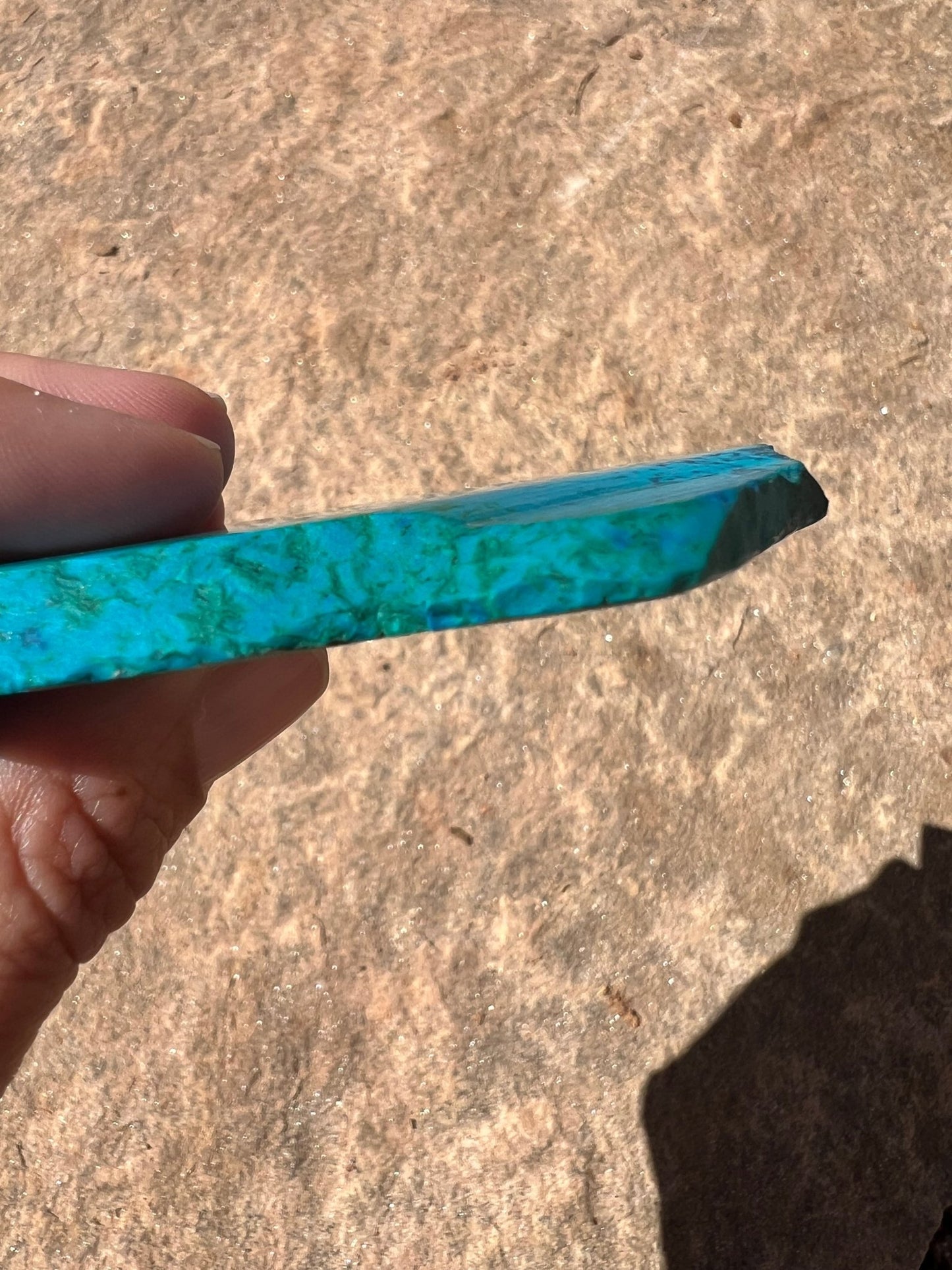 Namibian Chrysocolla Slab 61g - Purple Door Alchemy