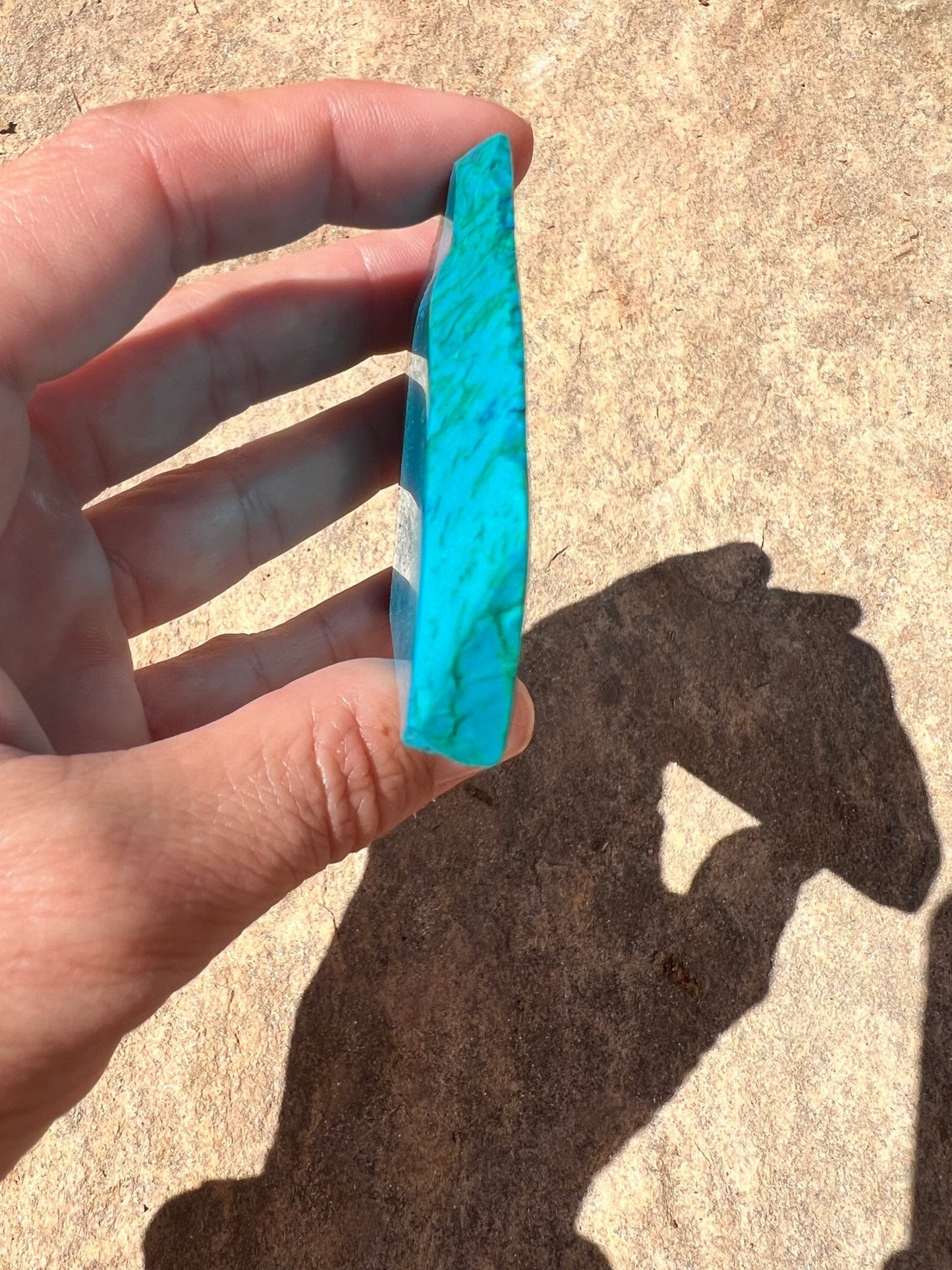 Namibian Chrysocolla Slab 61g - Purple Door Alchemy