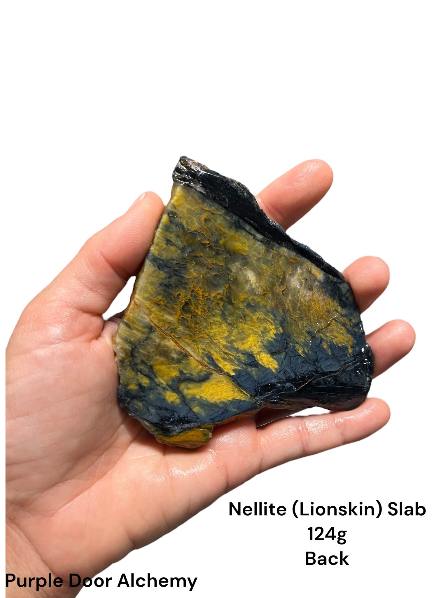 Nellite (Lionskin) Slab 124g - Purple Door Alchemy