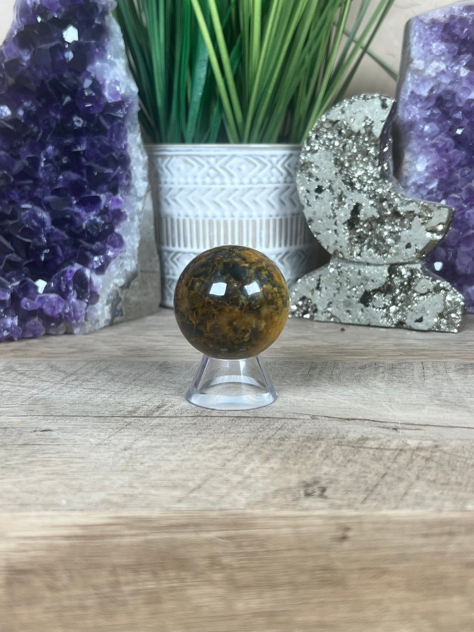 Nellite Sphere 40mm, 5 - Purple Door Alchemy