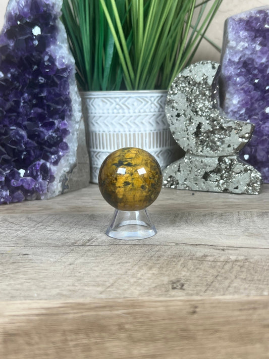 Nellite Sphere 40mm, 5 - Purple Door Alchemy