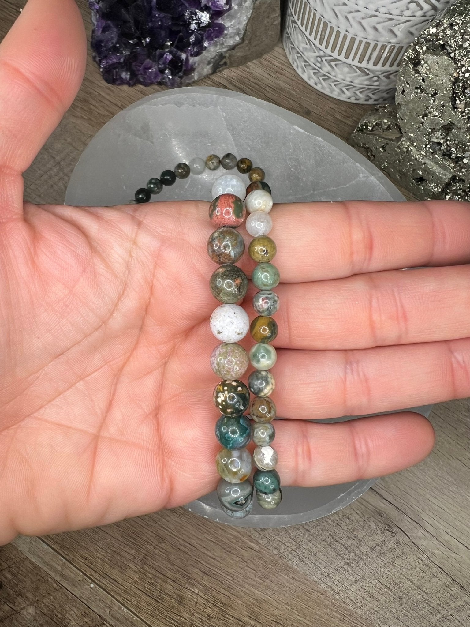 Ocean Jasper Bracelet - Purple Door Alchemy