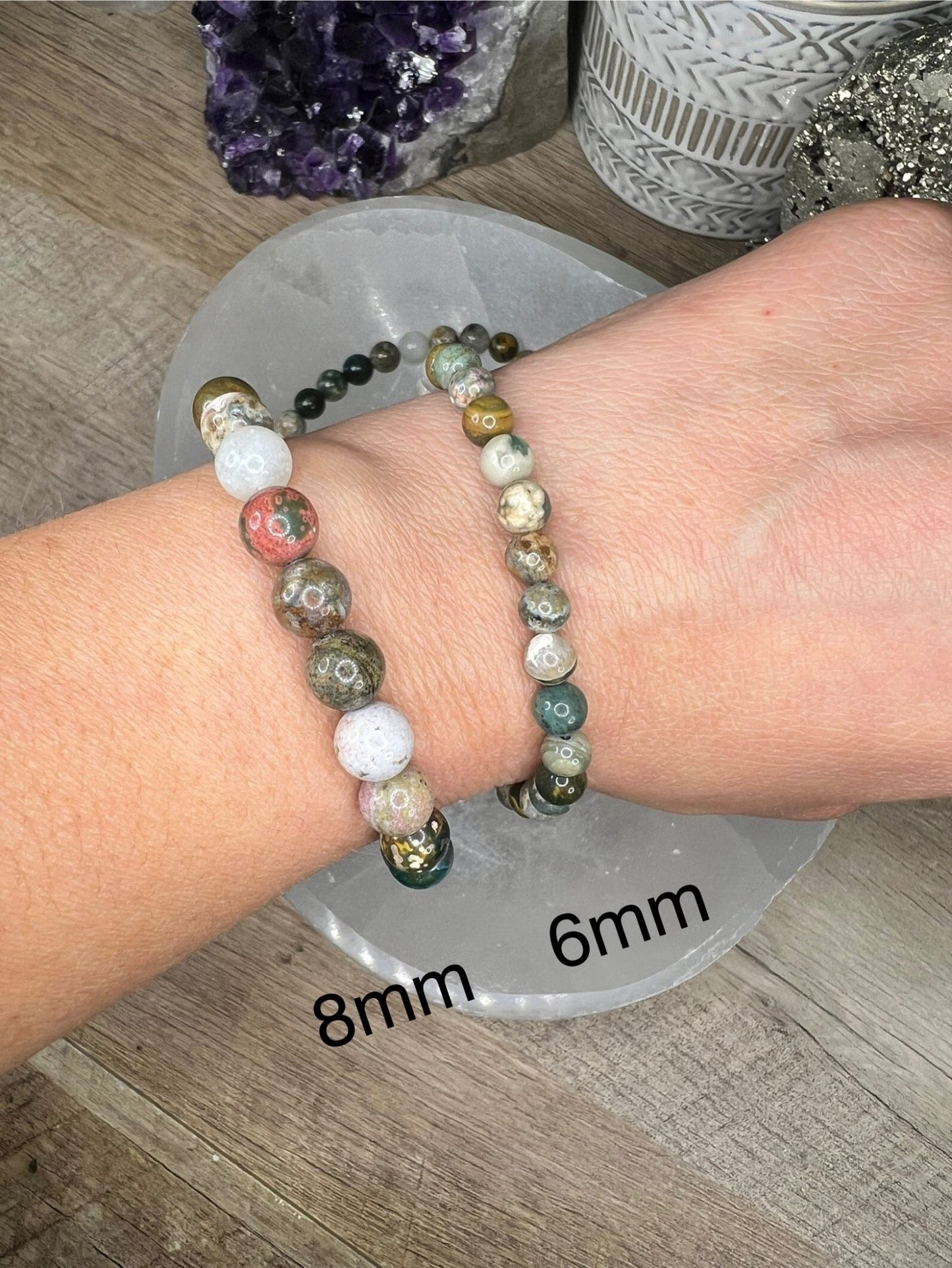 Ocean Jasper Bracelet - Purple Door Alchemy