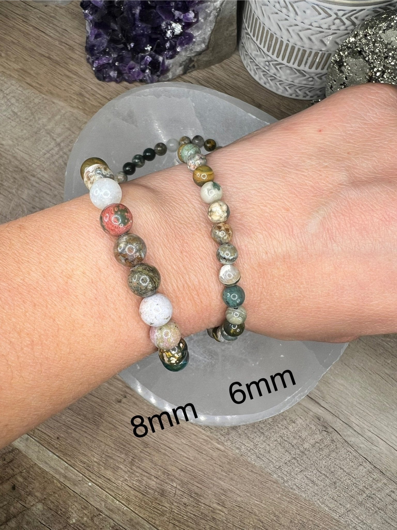 Ocean Jasper Bracelet - Purple Door Alchemy