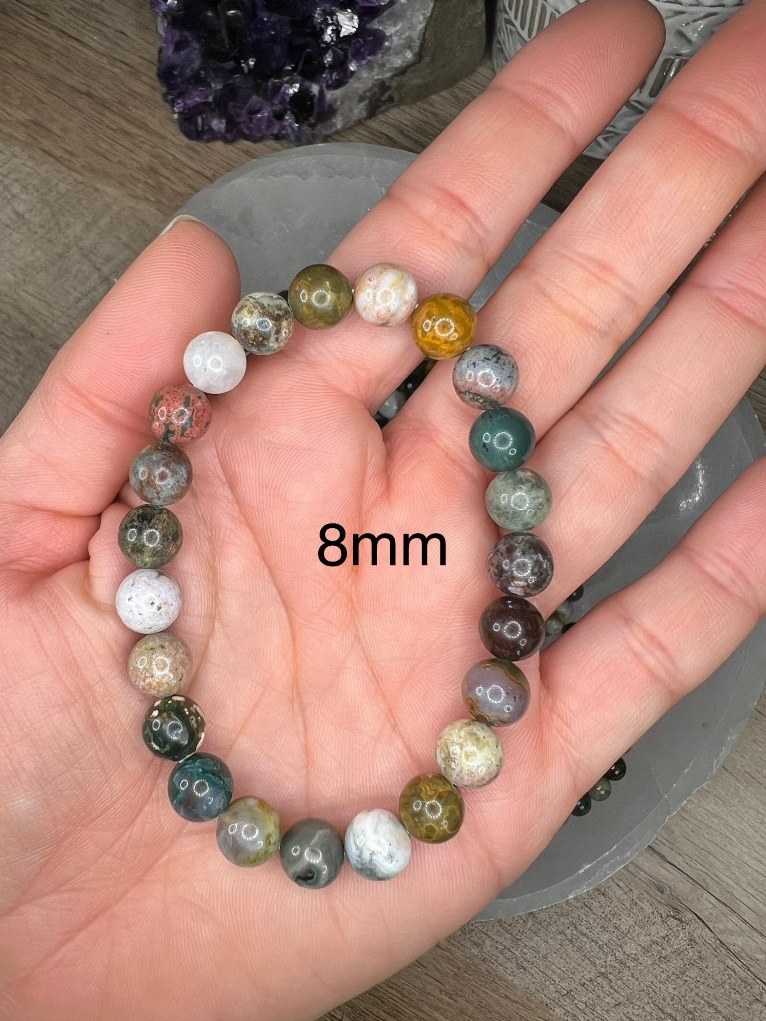 Ocean Jasper Bracelet - Purple Door Alchemy