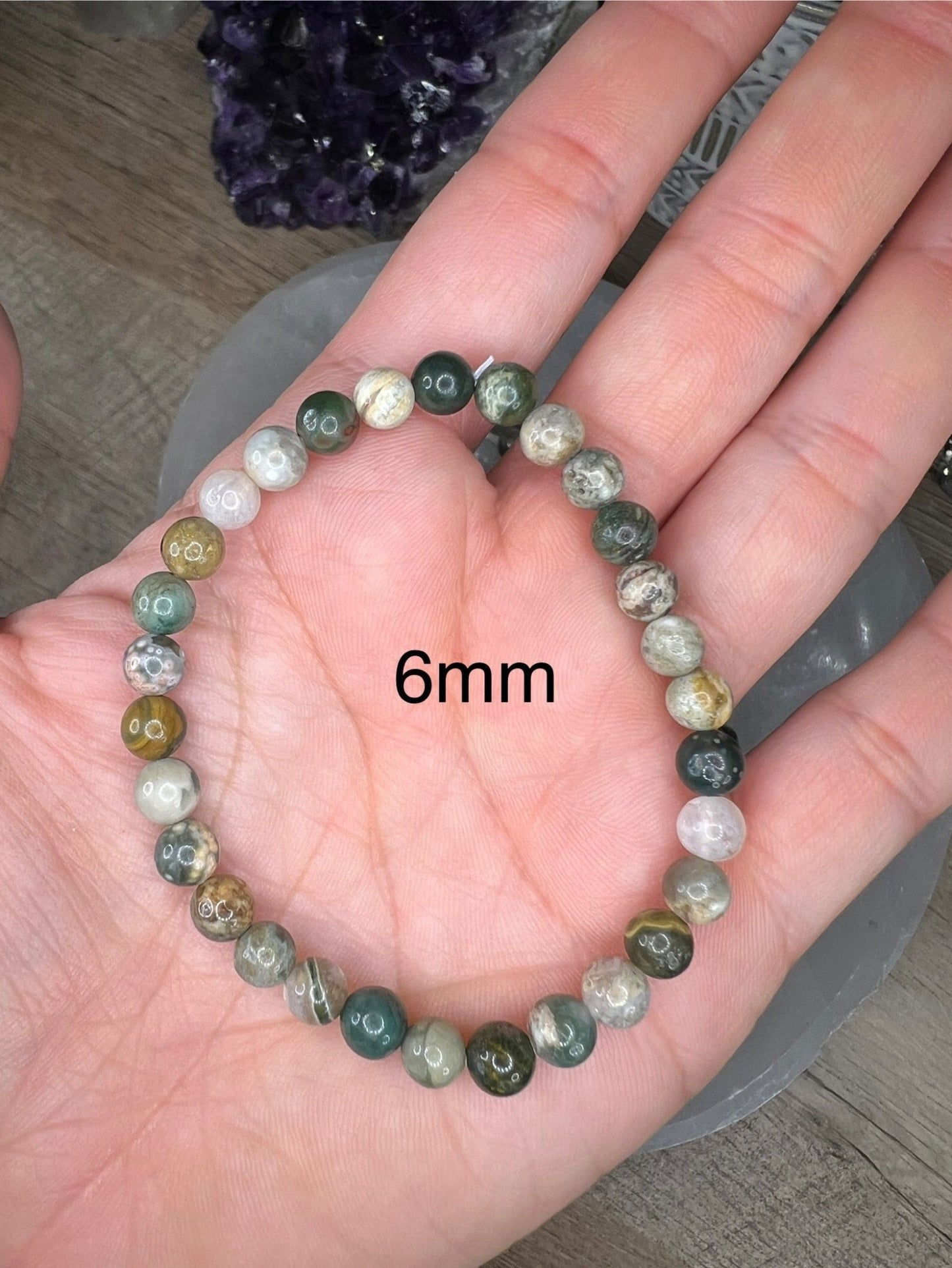 Ocean Jasper Bracelet - Purple Door Alchemy