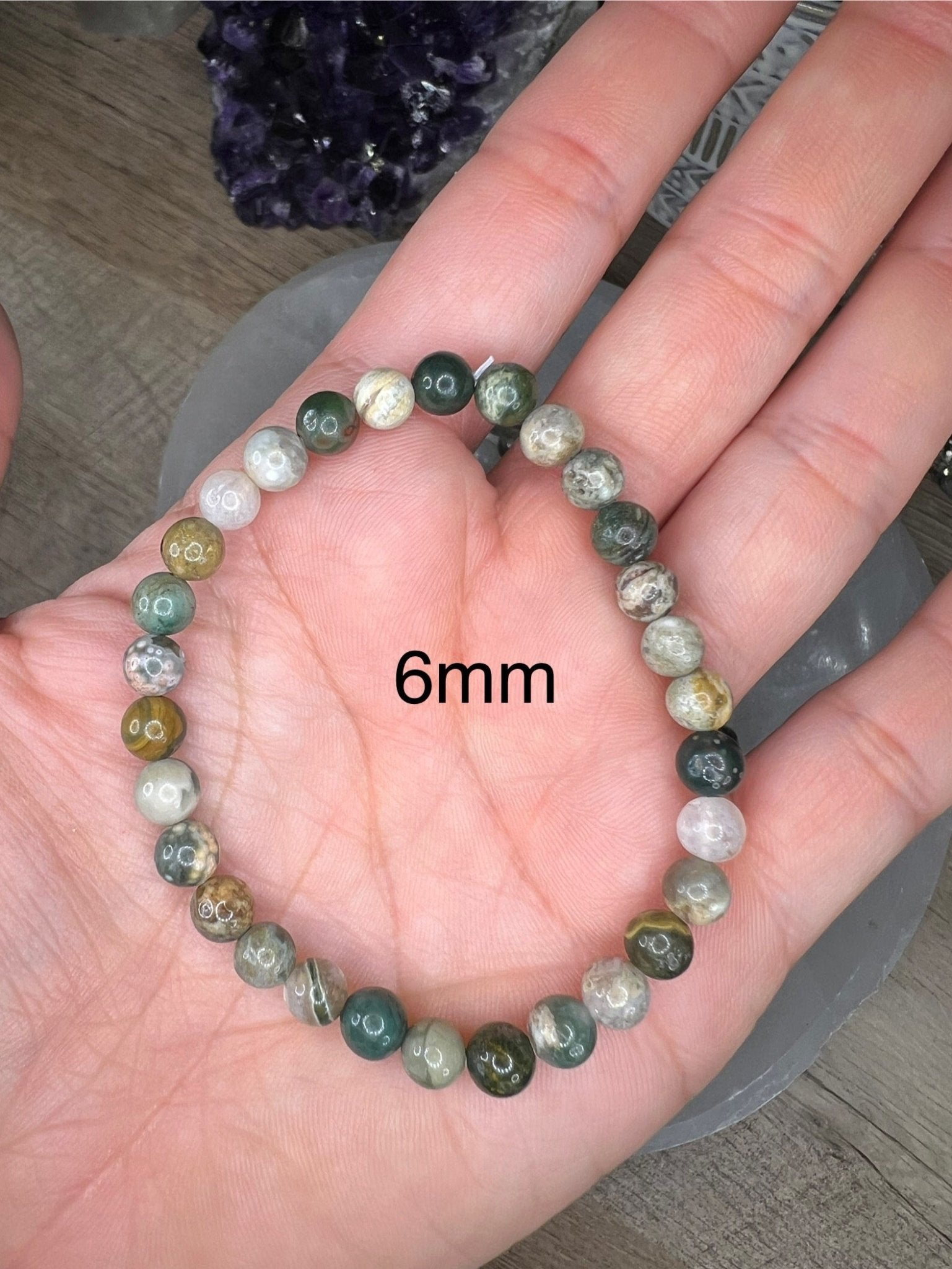 Ocean Jasper Bracelet - Purple Door Alchemy