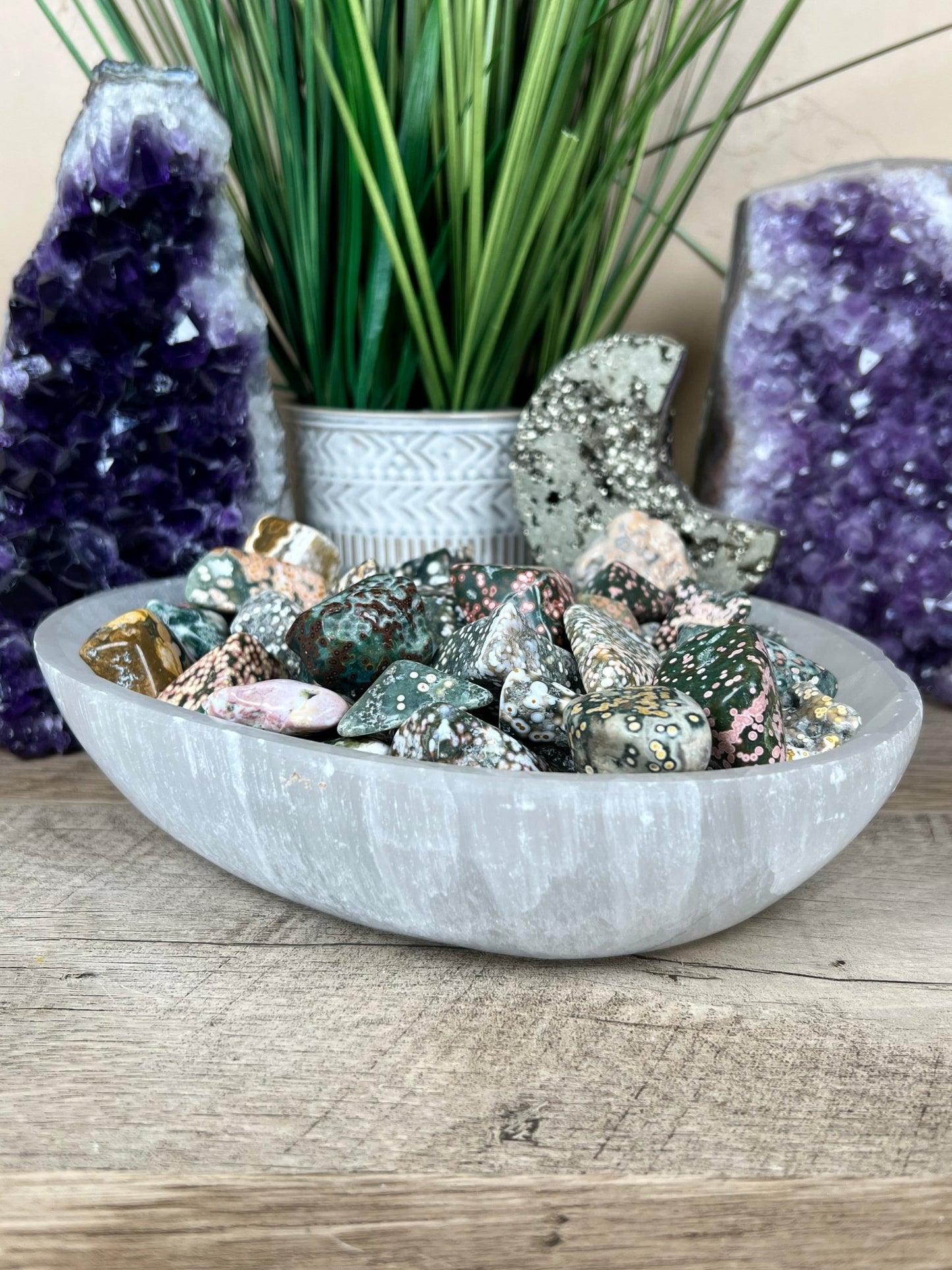 Ocean Jasper Tumble - Purple Door Alchemy