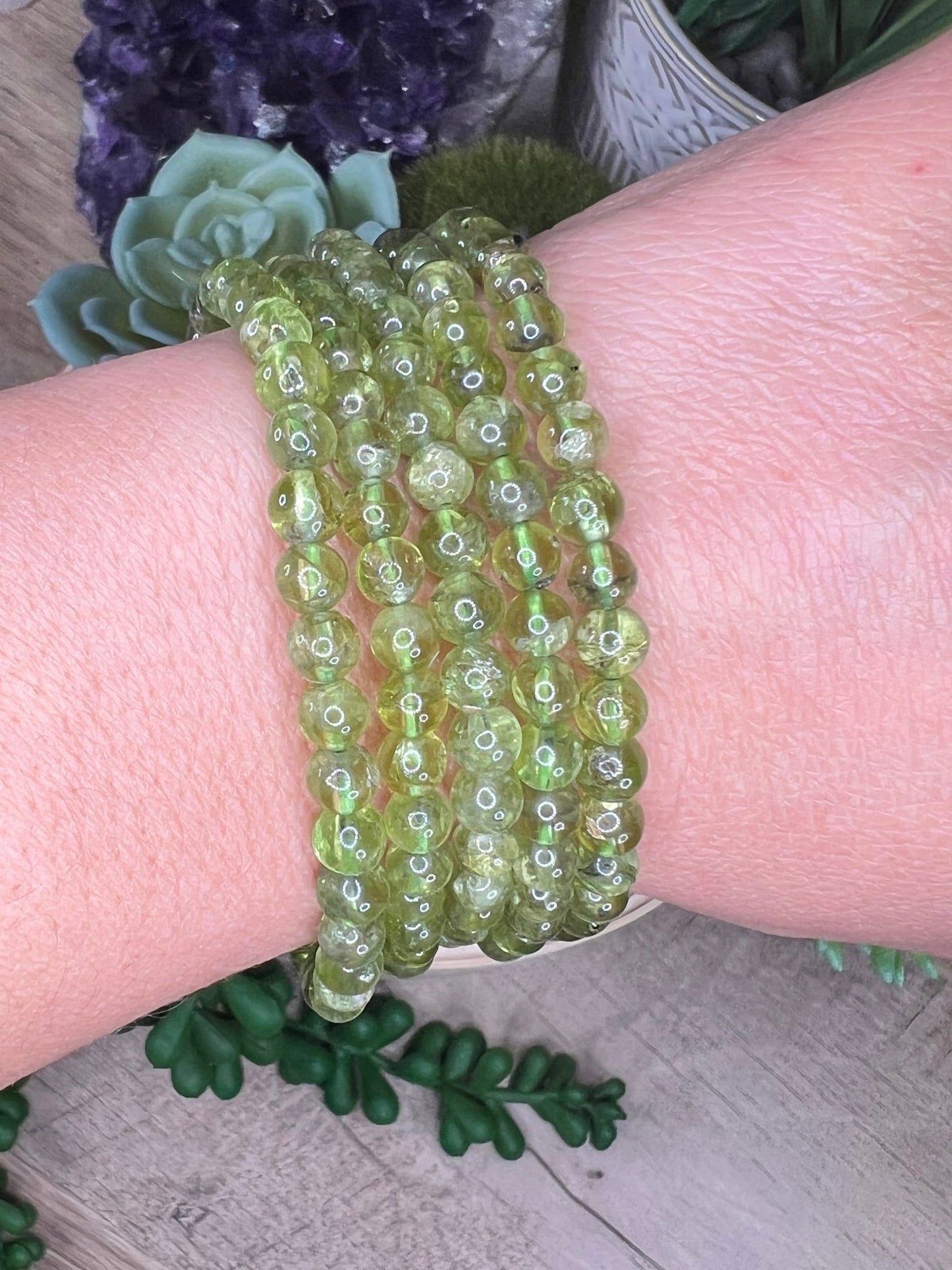 Peridot Bracelet - Purple Door Alchemy