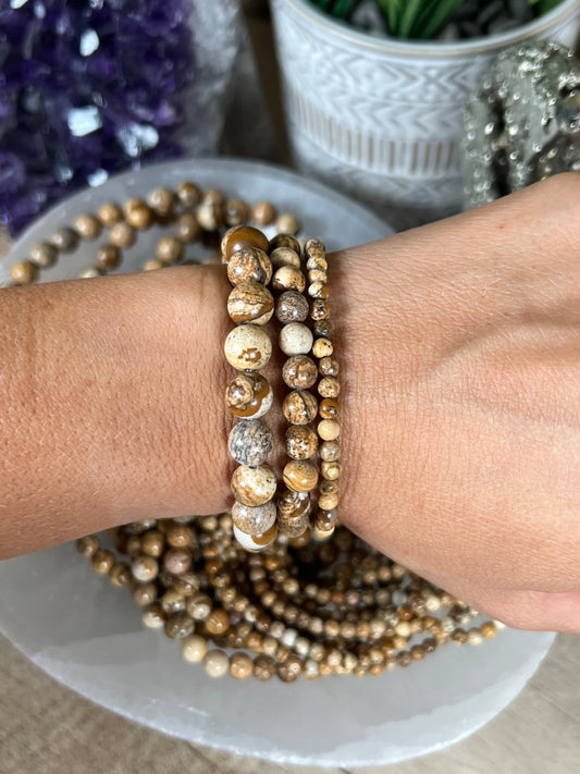 Picture Jasper Bracelet - Purple Door Alchemy