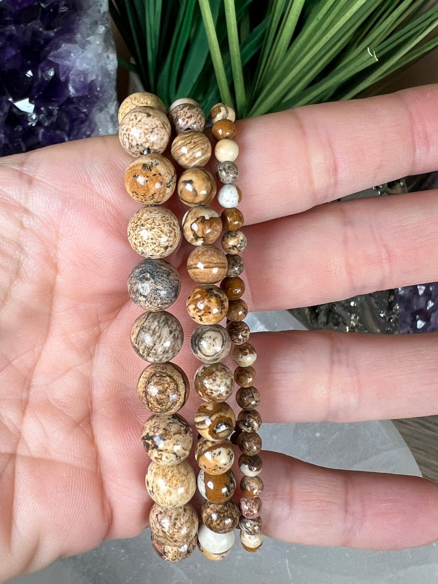 Picture Jasper Bracelet - Purple Door Alchemy