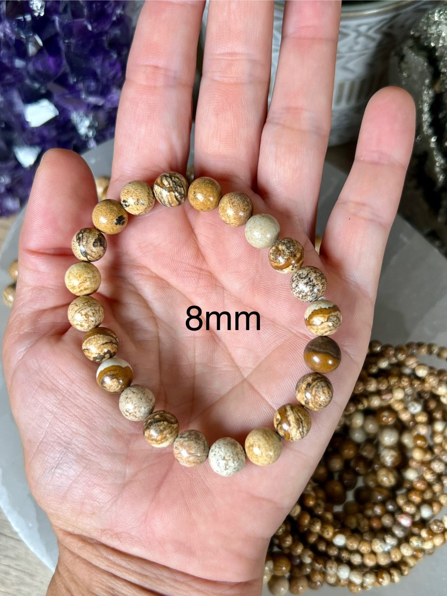 Picture Jasper Bracelet - Purple Door Alchemy
