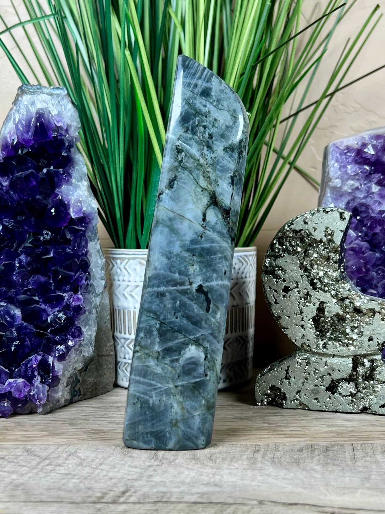 Polished Purple Labradorite Freeform 1043g - Purple Door Alchemy