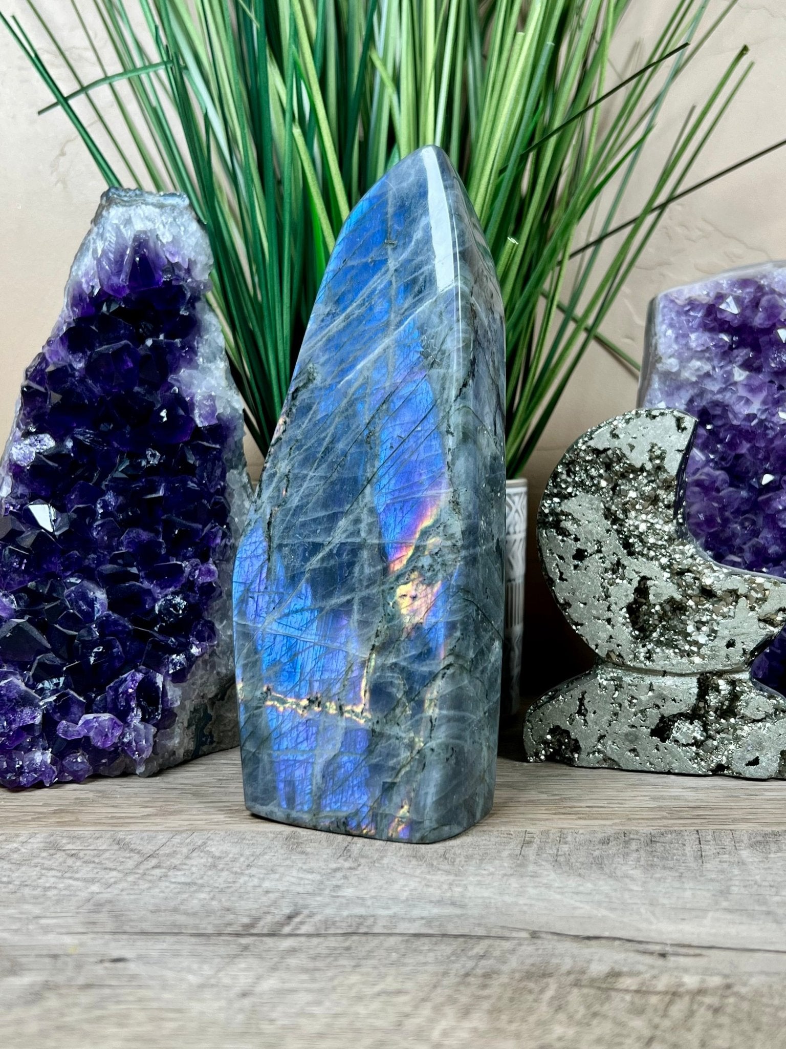 Polished Purple Labradorite Freeform 1043g - Purple Door Alchemy