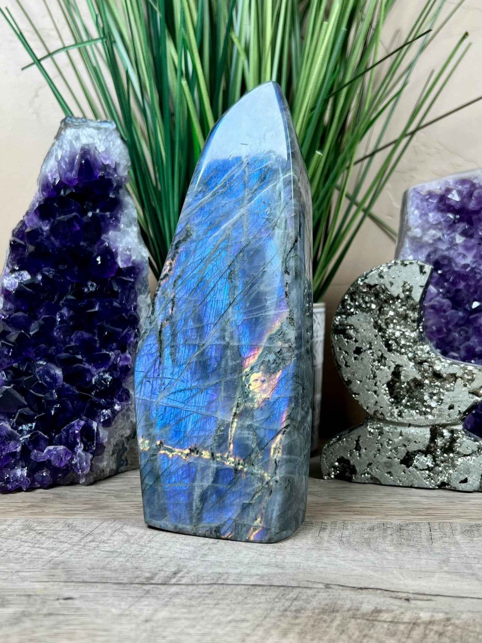 Polished Purple Labradorite Freeform 1043g - Purple Door Alchemy