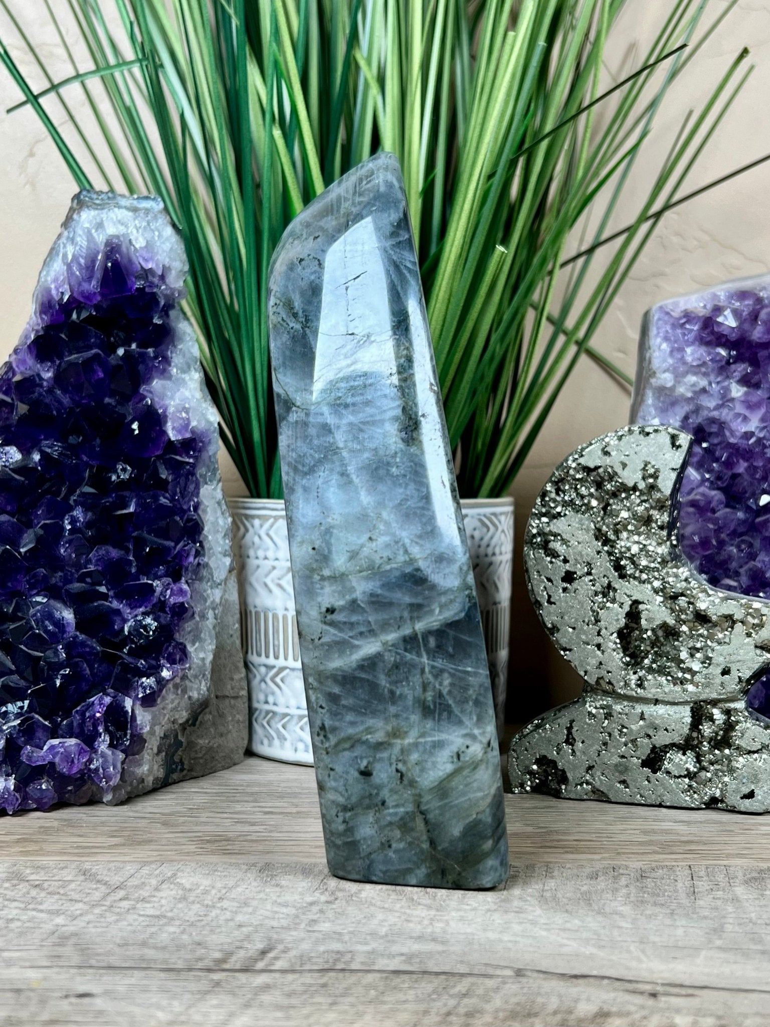 Polished Purple Labradorite Freeform 1043g - Purple Door Alchemy