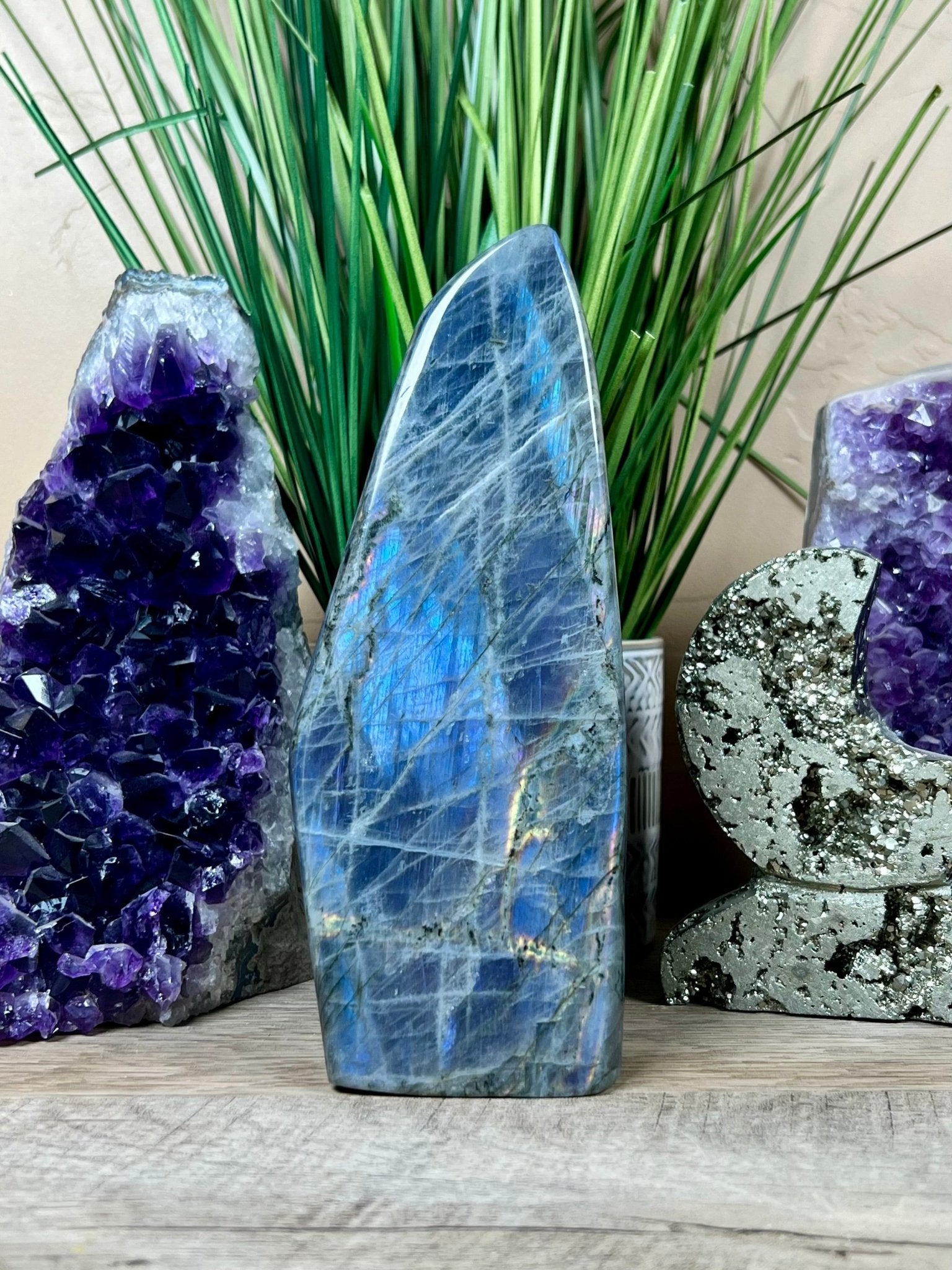 Polished Purple Labradorite Freeform 1043g - Purple Door Alchemy