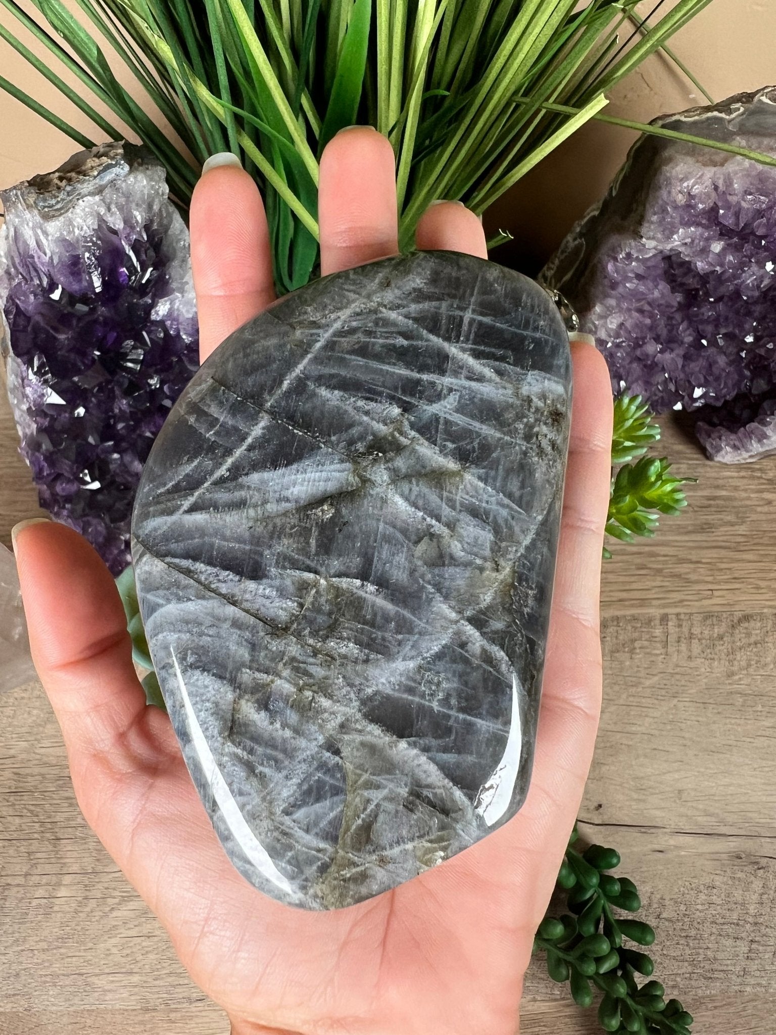 Polished Purple Labradorite Freeform 456g - Purple Door Alchemy