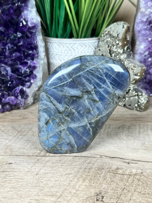 Polished Purple Labradorite Freeform 456g - Purple Door Alchemy