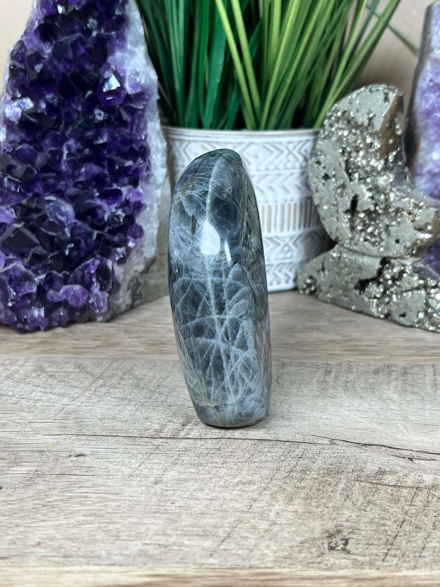 Polished Purple Labradorite Freeform 456g - Purple Door Alchemy