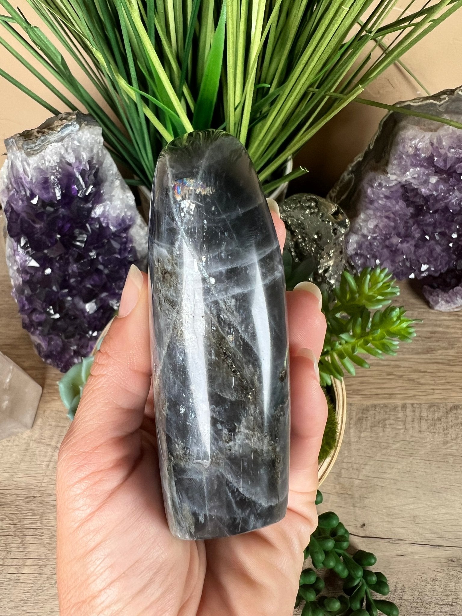 Polished Purple Labradorite Freeform 456g - Purple Door Alchemy