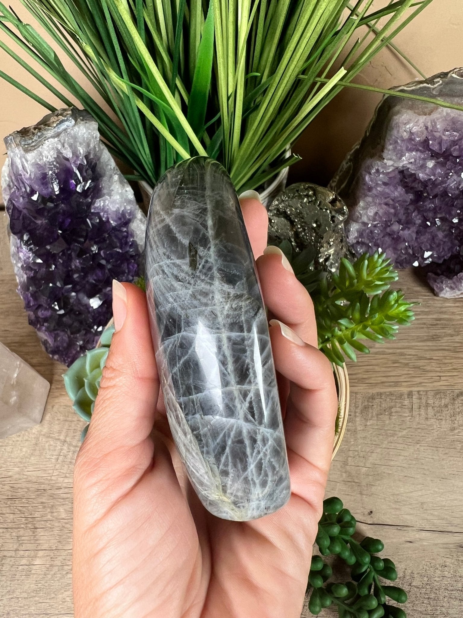 Polished Purple Labradorite Freeform 456g - Purple Door Alchemy