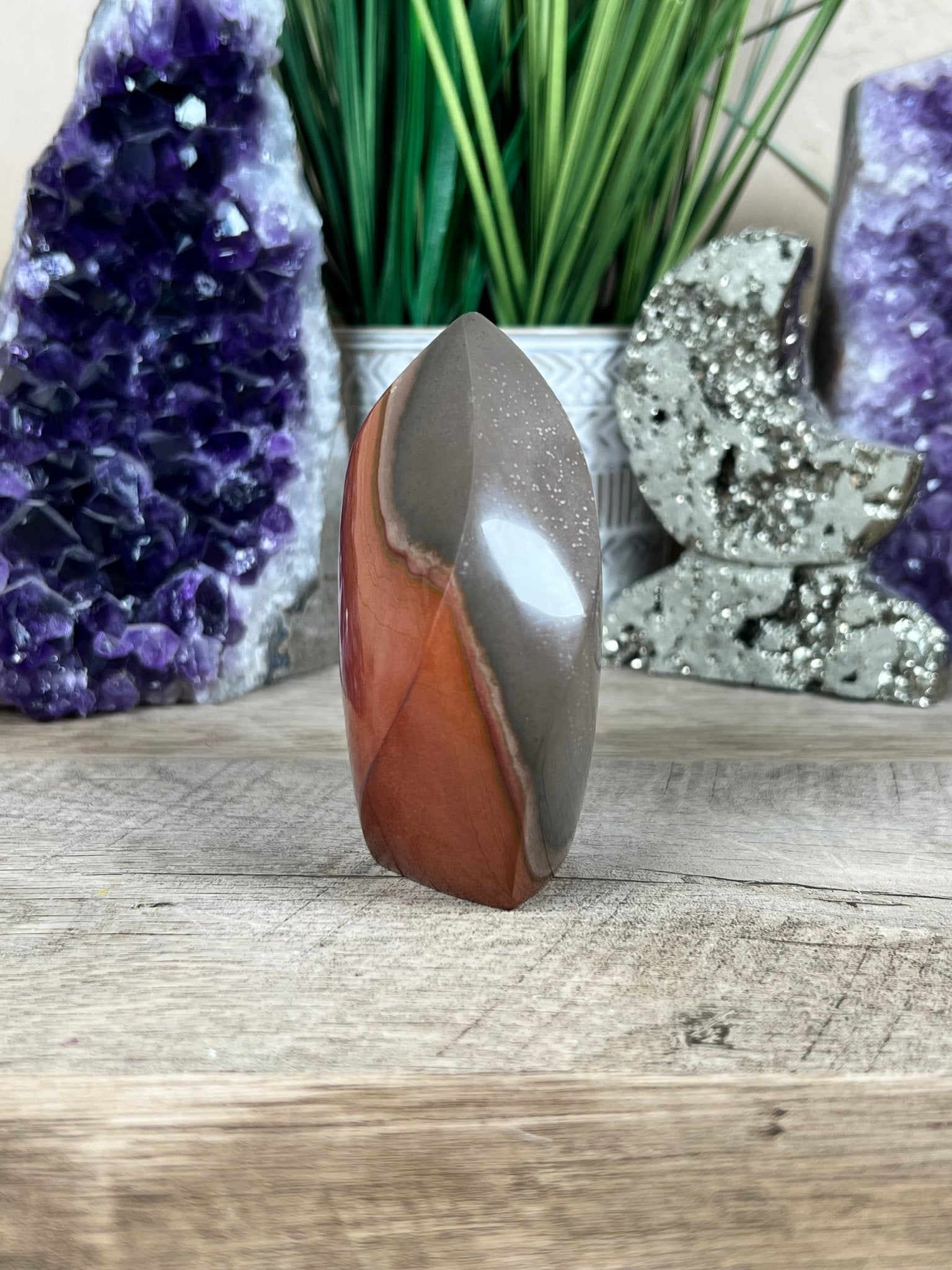 Polychrome Jasper Flame 3.58 Inch - Purple Door Alchemy