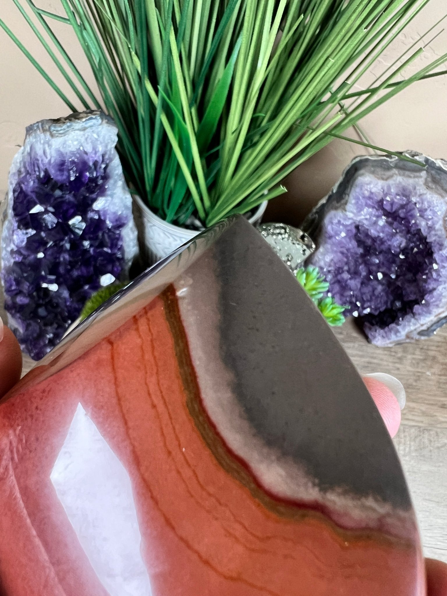 Polychrome Jasper Flame 3.58 Inch - Purple Door Alchemy