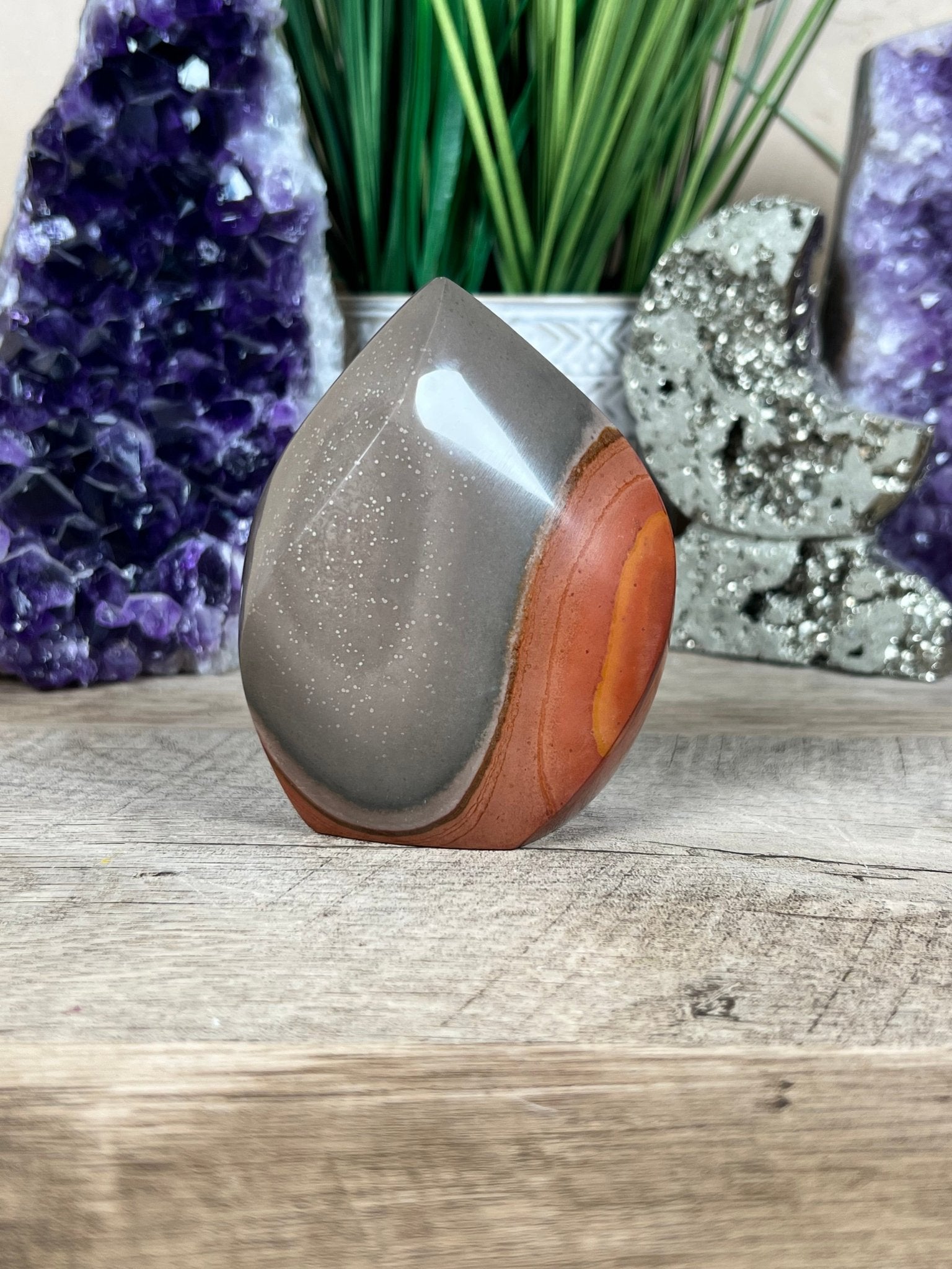 Polychrome Jasper Flame 3.58 Inch - Purple Door Alchemy