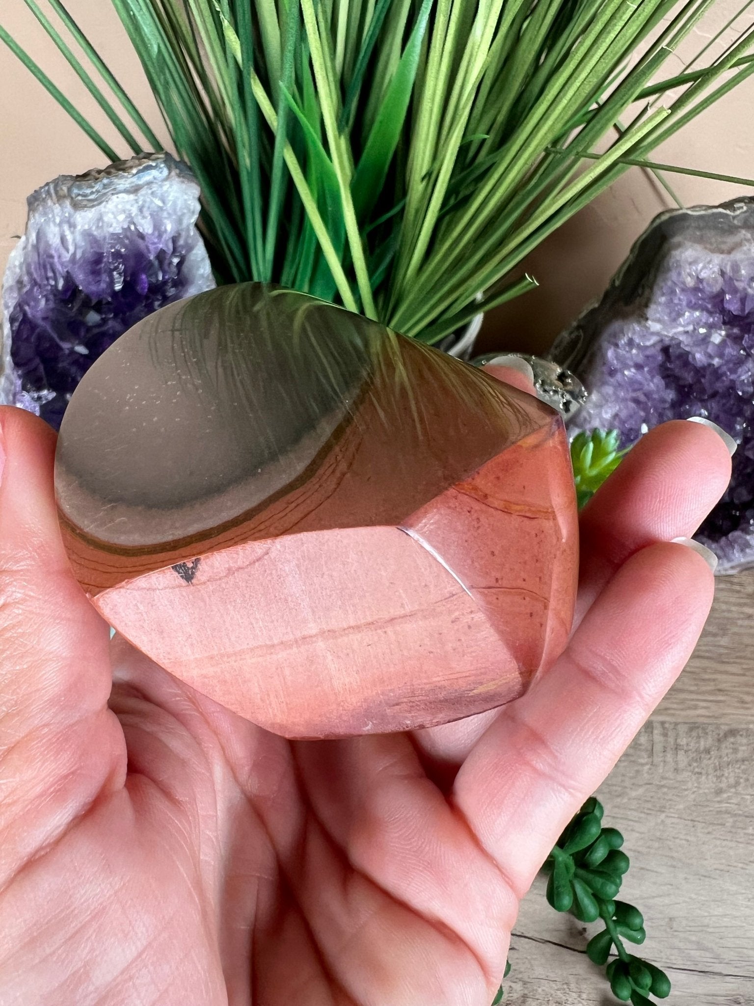 Polychrome Jasper Flame 3.58 Inch - Purple Door Alchemy